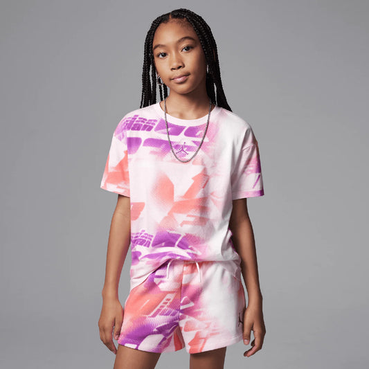 Детска тениска Jordan Triple Team AOP Tee