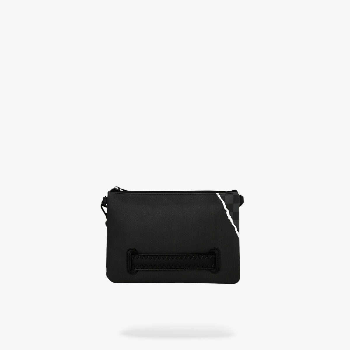 Унисекс клъч Sprayground Center Rip Revealing Gray Check Crossover Clutch - 910B9350NSZ отзад