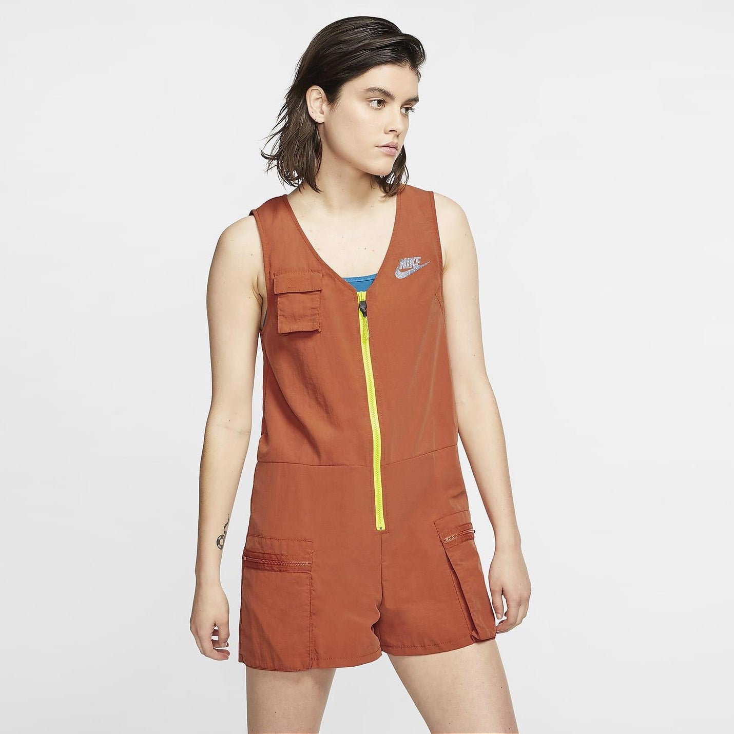 Дамски гащеризон Nike Icon Clash Woven Romper