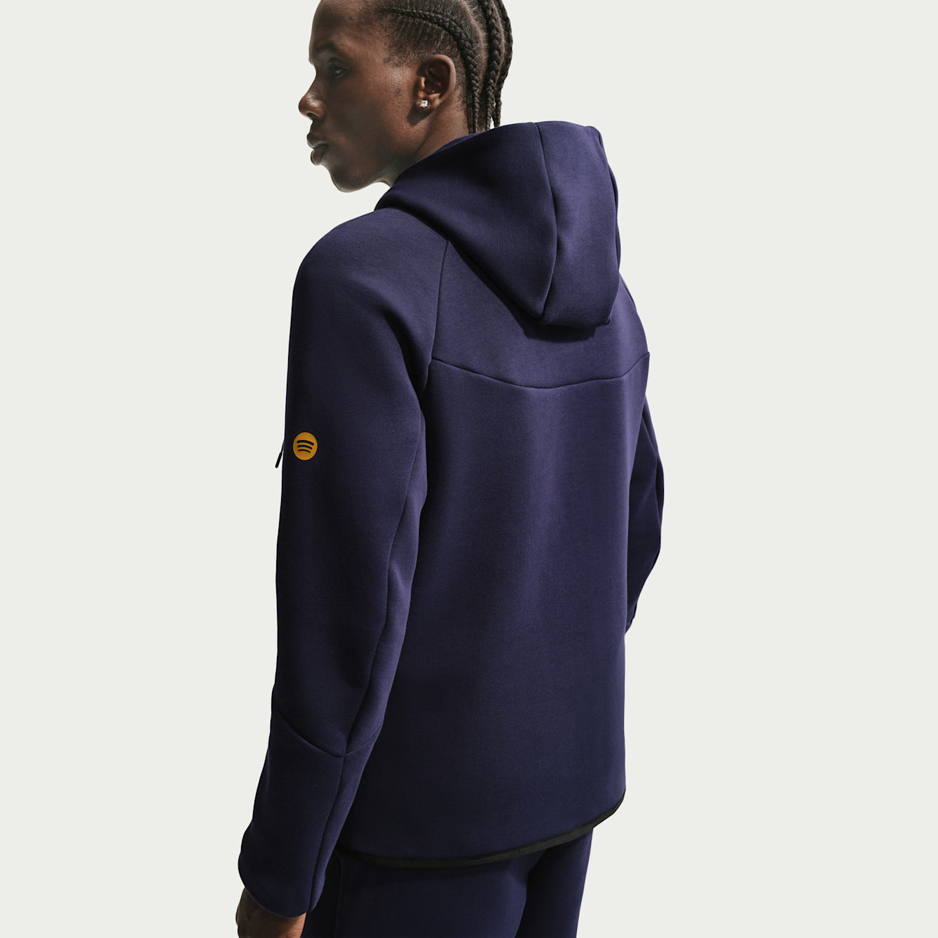Мъжко худи Nike F.C. Barcelona Tech Fleece Windrunner Football Full-Zip Hoodie - II3201-499 отзад