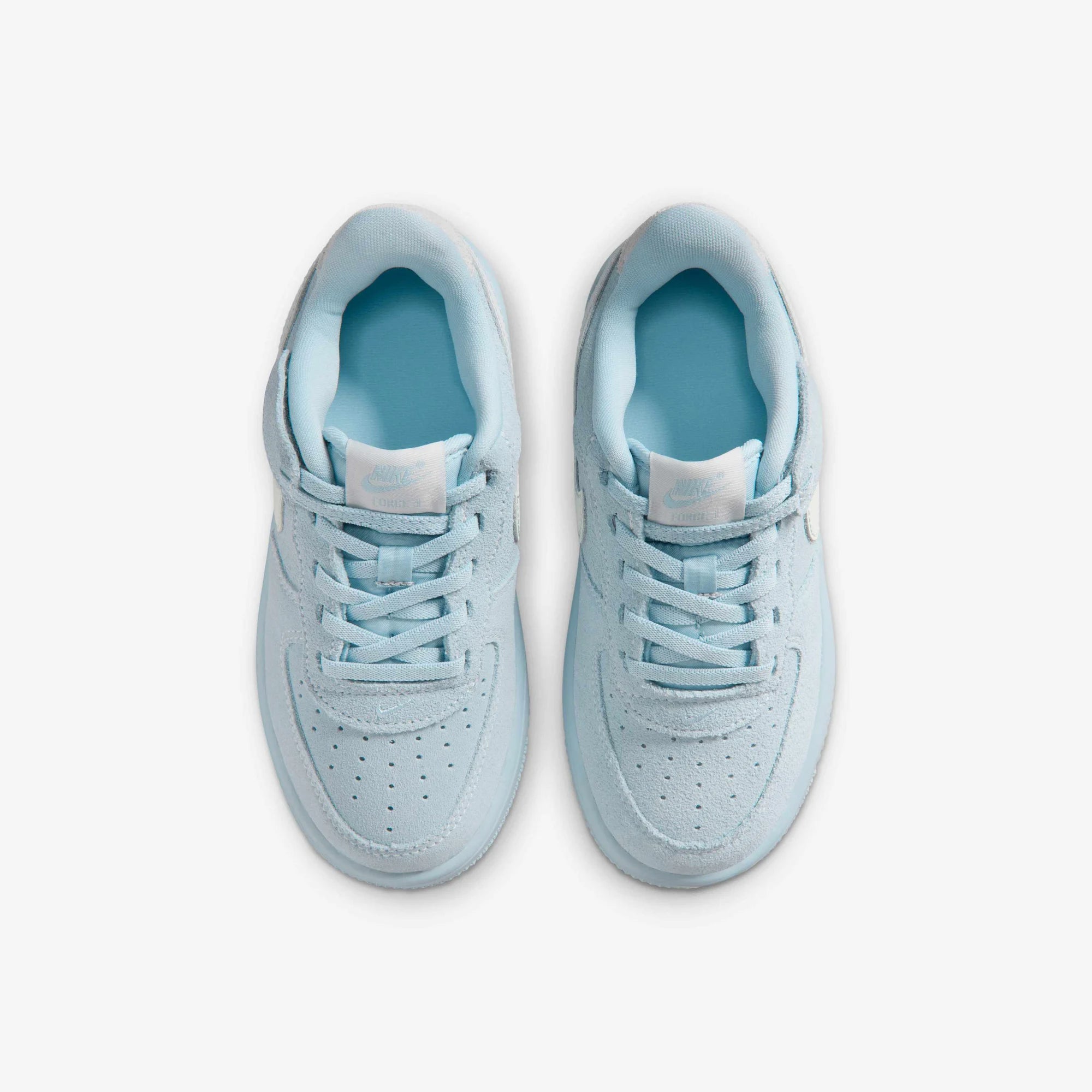 Детски кецове Nike Force 1 Low LV8 EasyOn (PS) - II7095-400 отгоре