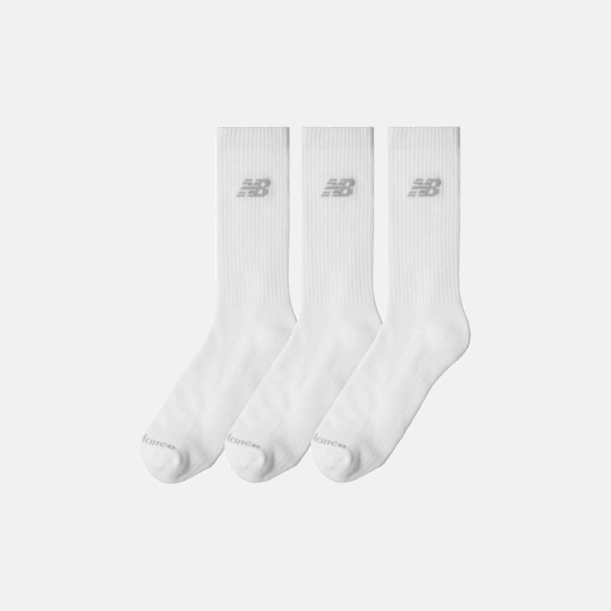 Чорапи New Balance Performance Basic Crew (3 Pairs) - LAS51423WT отстрани