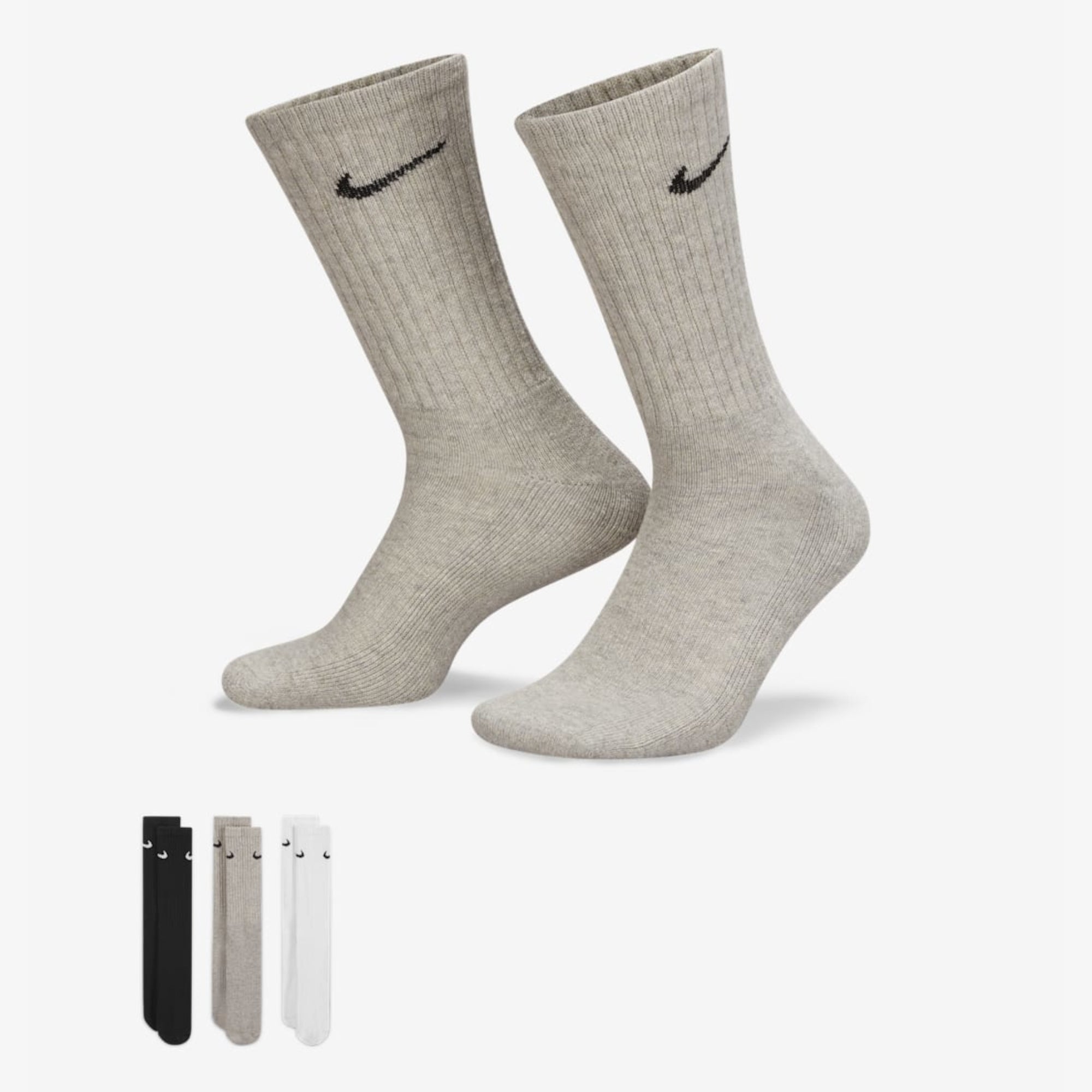 Чорапи Nike Cushioned Training Crew Socks (3PRS) - Airhouse