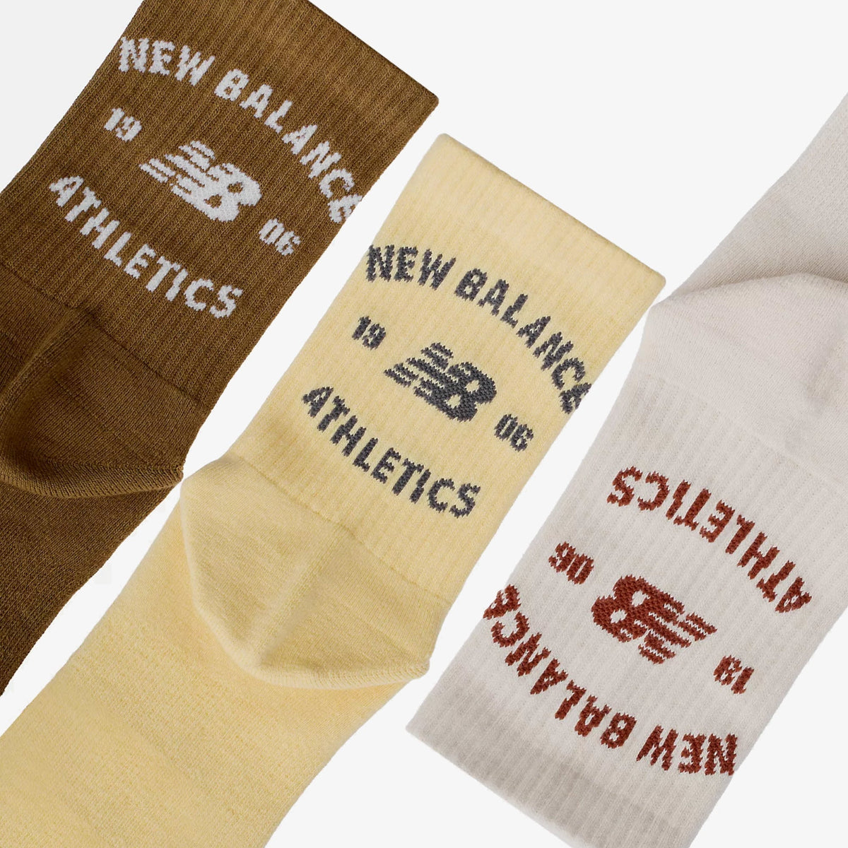 Чорапи New Balance Graphic Quarter Crew Socks (3 Pairs) - AC9932PAS2 детайл