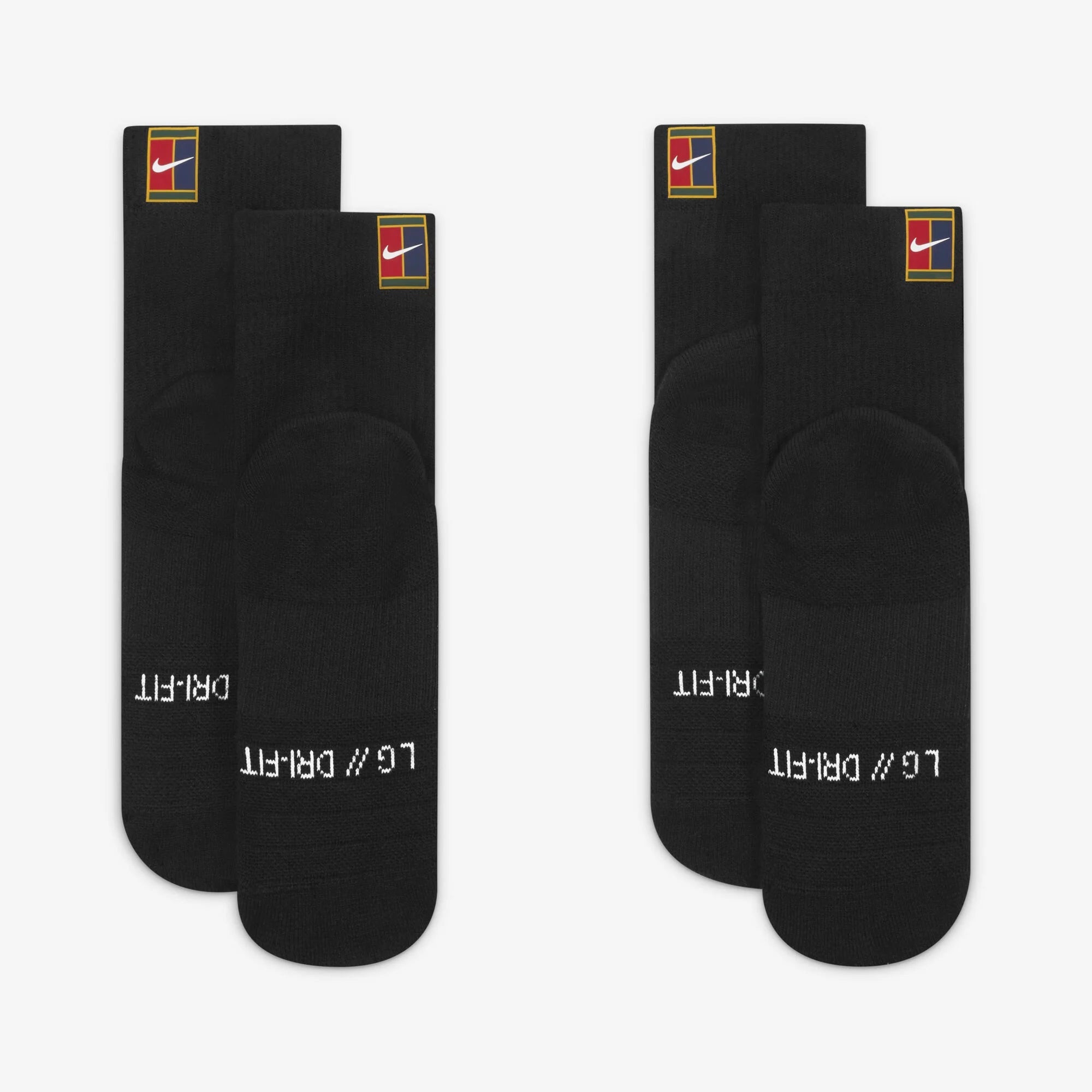 чорапи Nike Court Multiplier Max CU1309-010 заден изглед