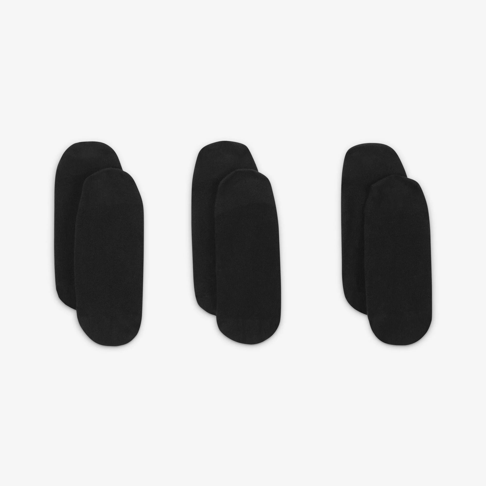 Унисекс чорапи Nike Everyday Lightweight Training Footie Socks 3 Pairs - SX4863-010 отдолу