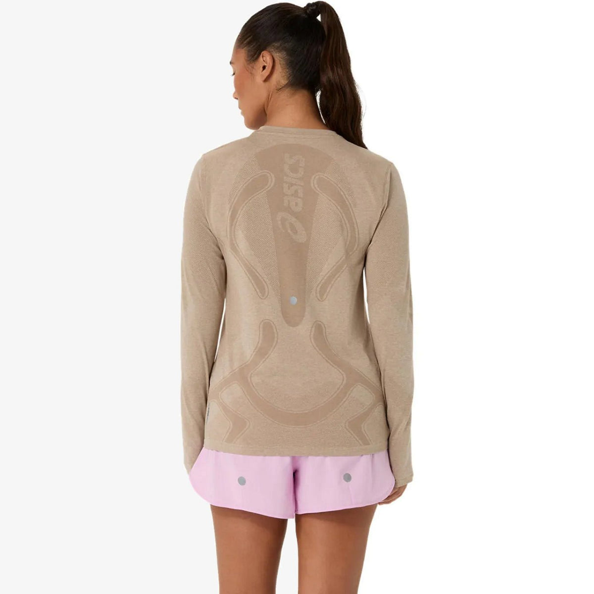 Дамска блуза Asics Road Seamless Top - 2012D290-200 отзад