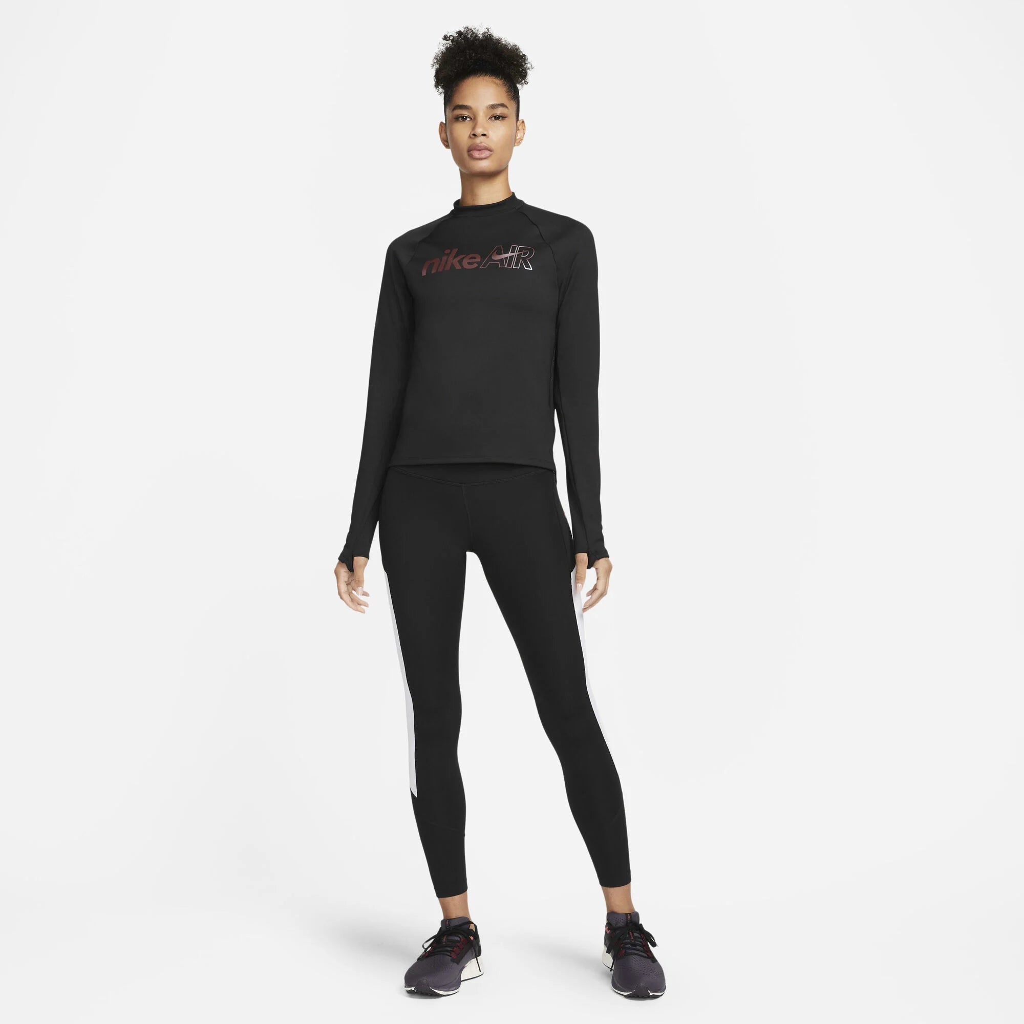 Дамска блуза Nike Air Running Midlayer Top - DM7545-010 модел отпред