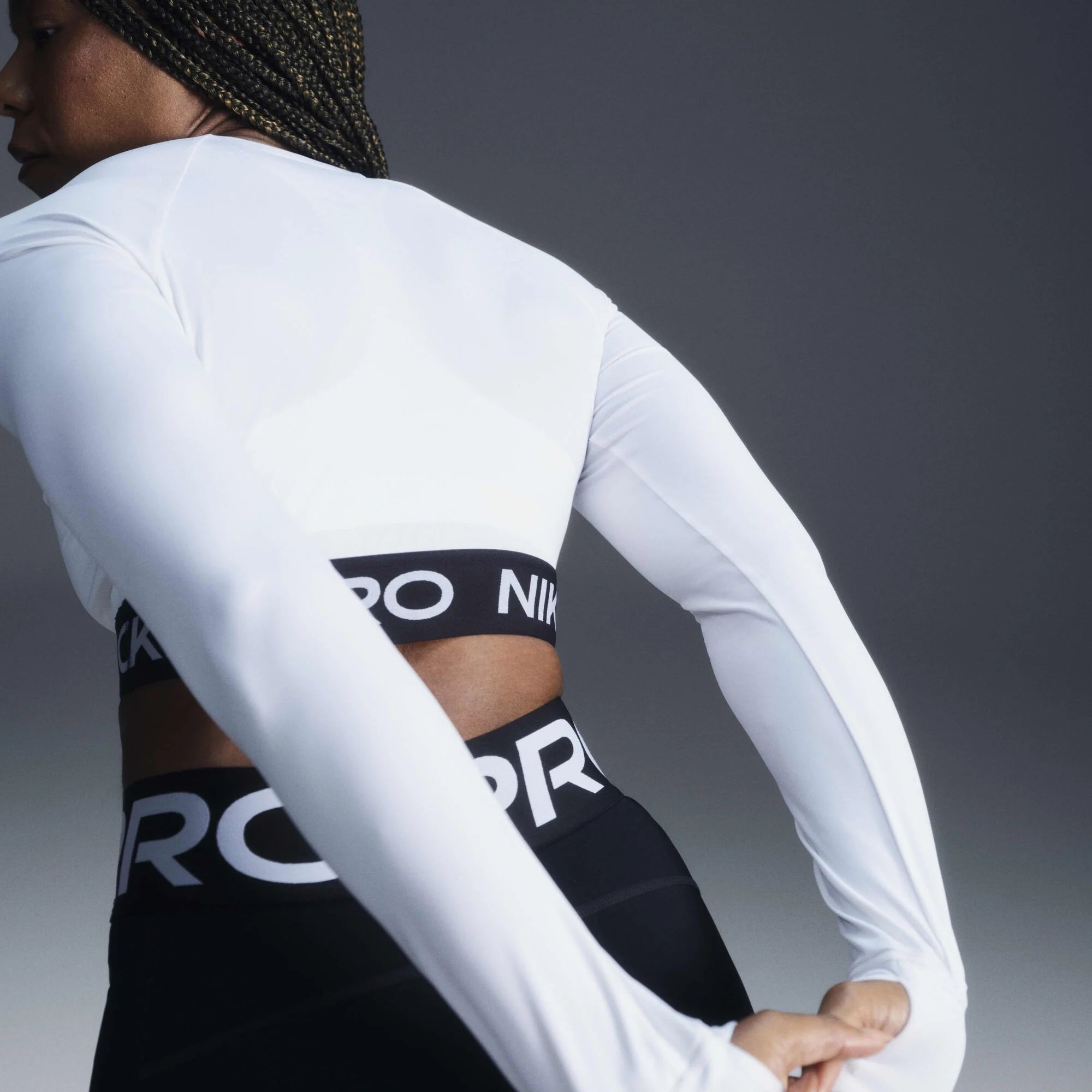 Дамска блуза Nike Pro Cropped Top - Airhouse