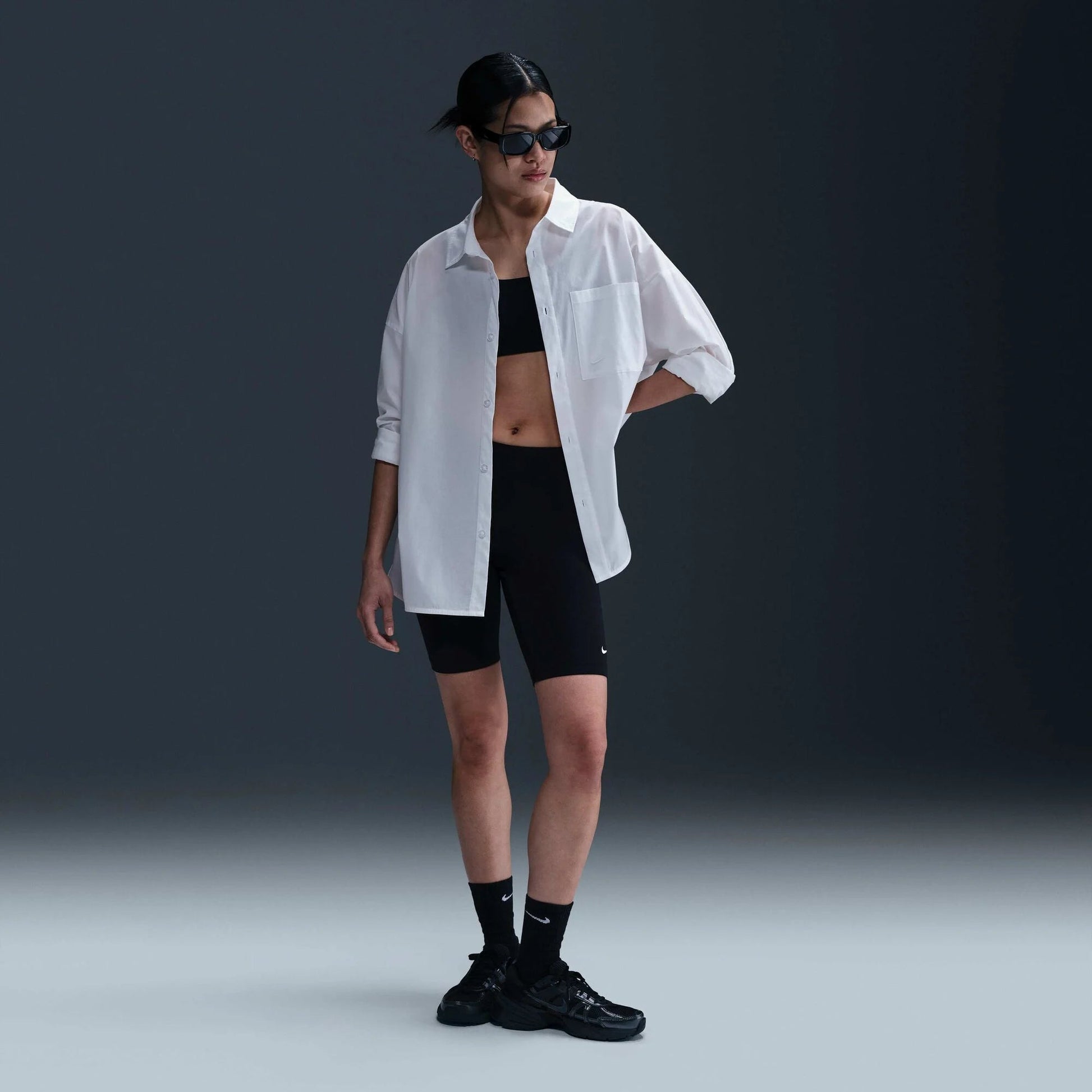 Дамска риза Nike Chill Poplin Loose Top - Airhouse