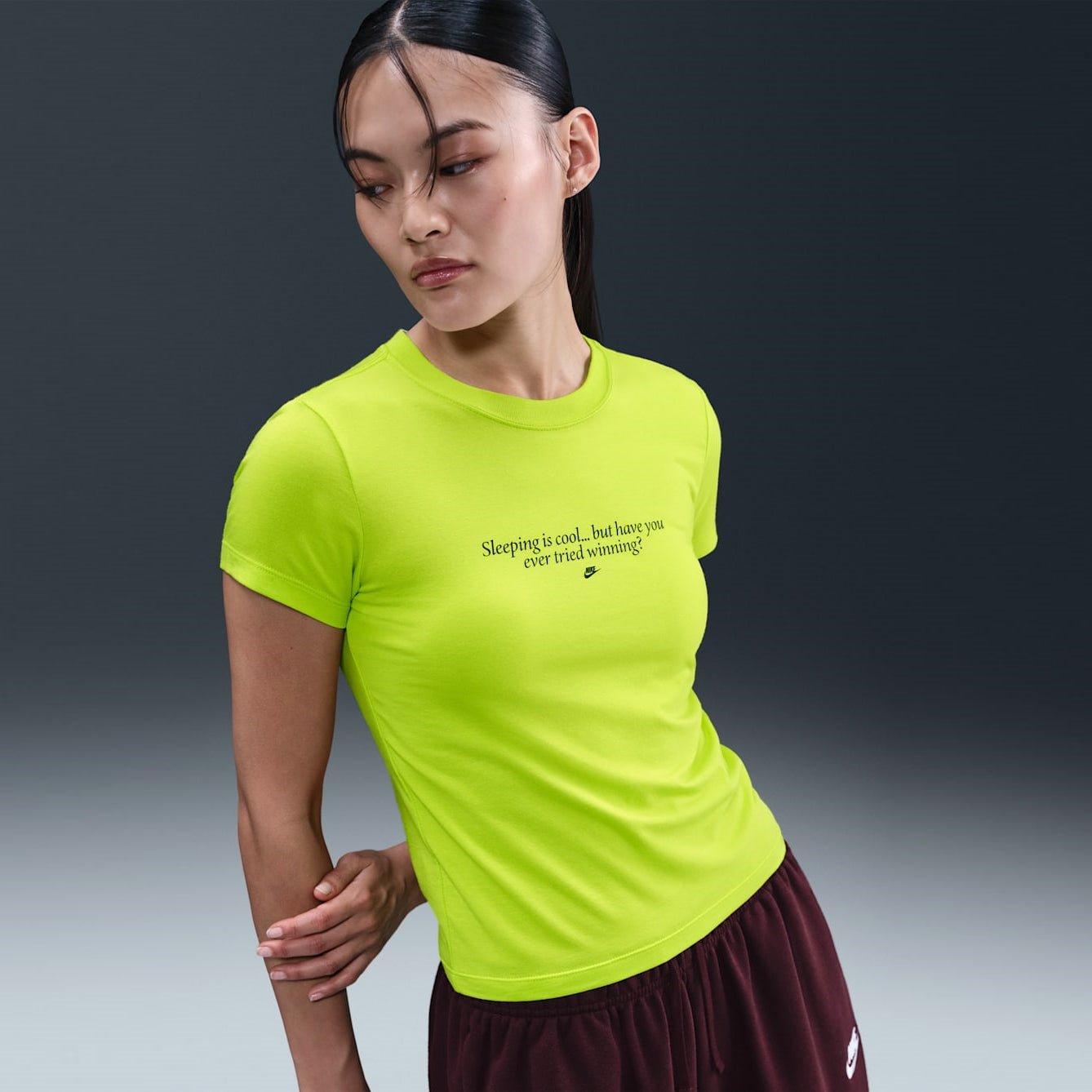 Дамска тениска Nike Chill Knit Slim T-Shirt - Airhouse