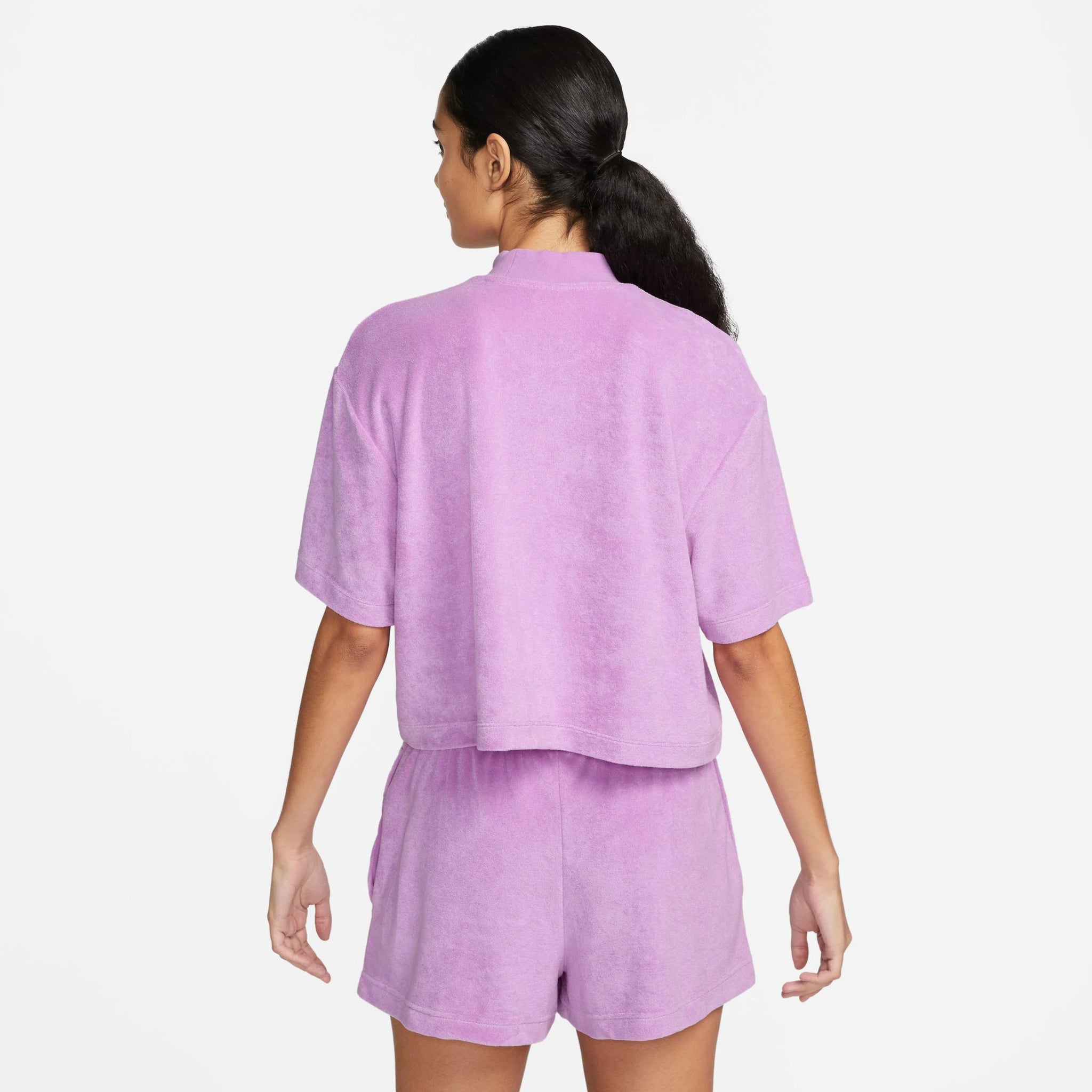 Дамска тениска Nike NSW Mock Neck Terry Top - Airhouse