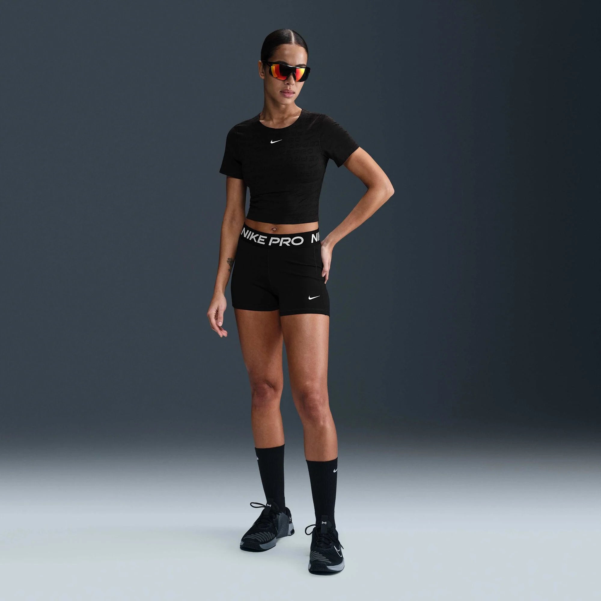 Дамска тениска Nike Pro Jacquard Top - Airhouse