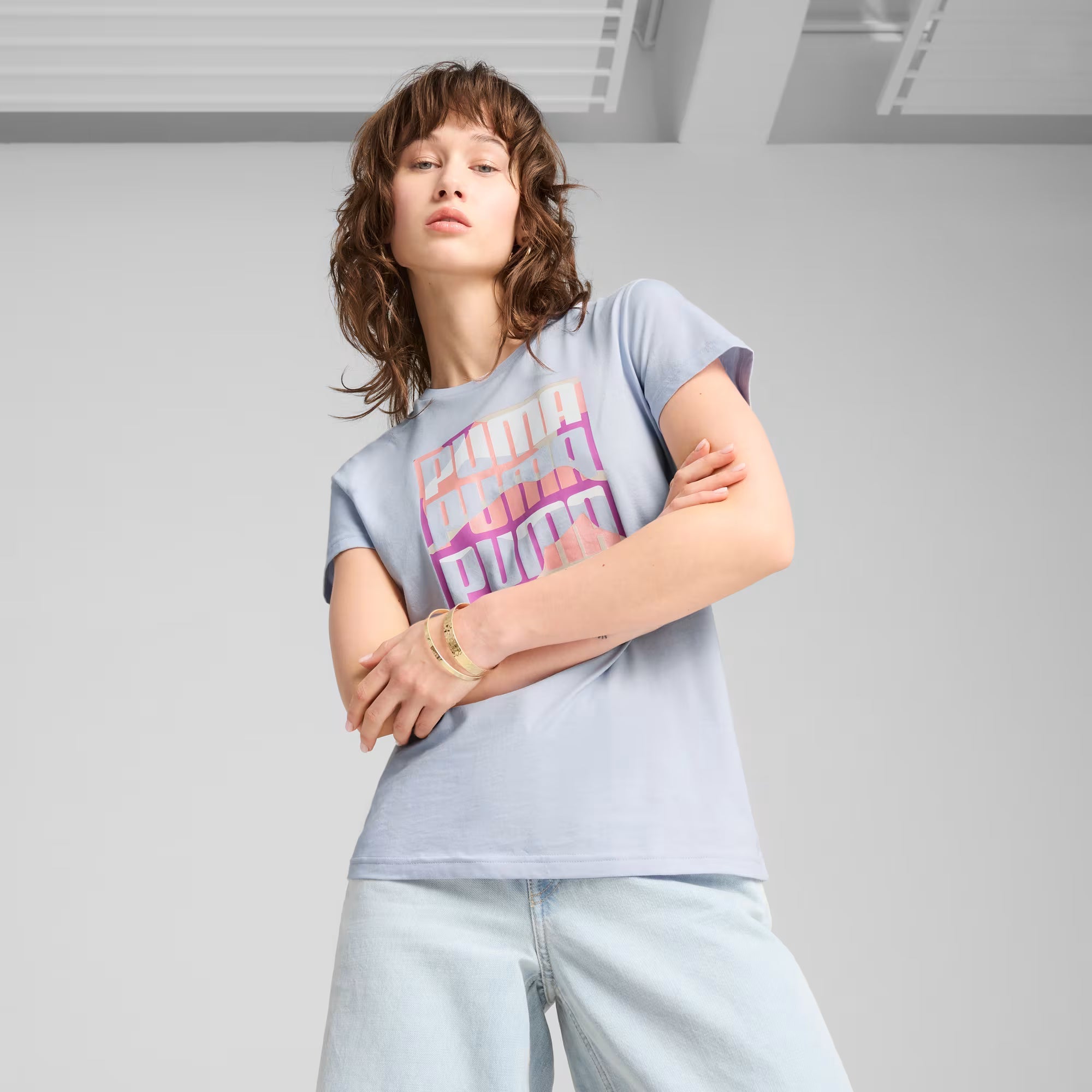 Дамска тениска Puma Graphics Mountain Tee - Airhouse