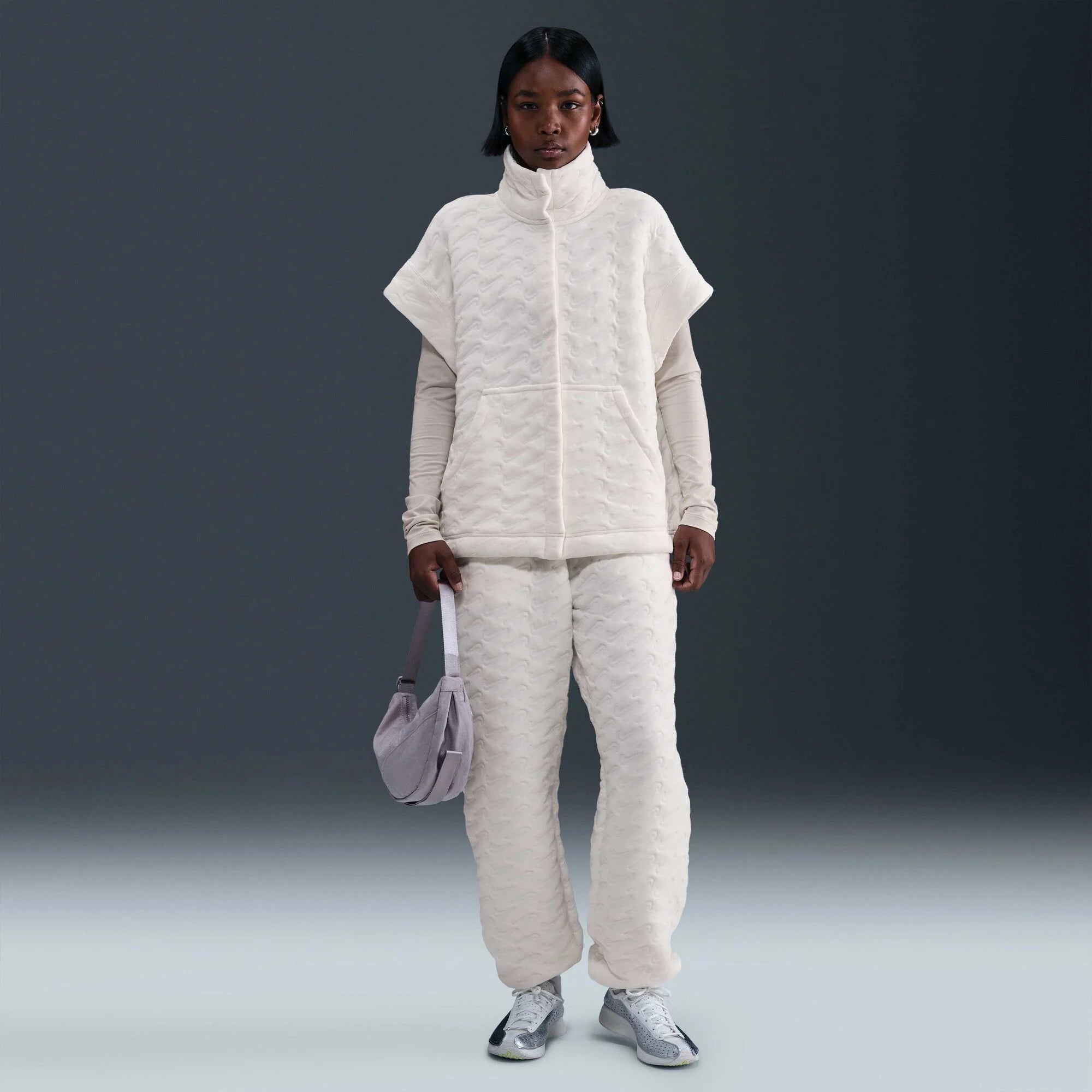 Дамски елек Nike Phoenix Fleece Jacquard Gilet - Airhouse