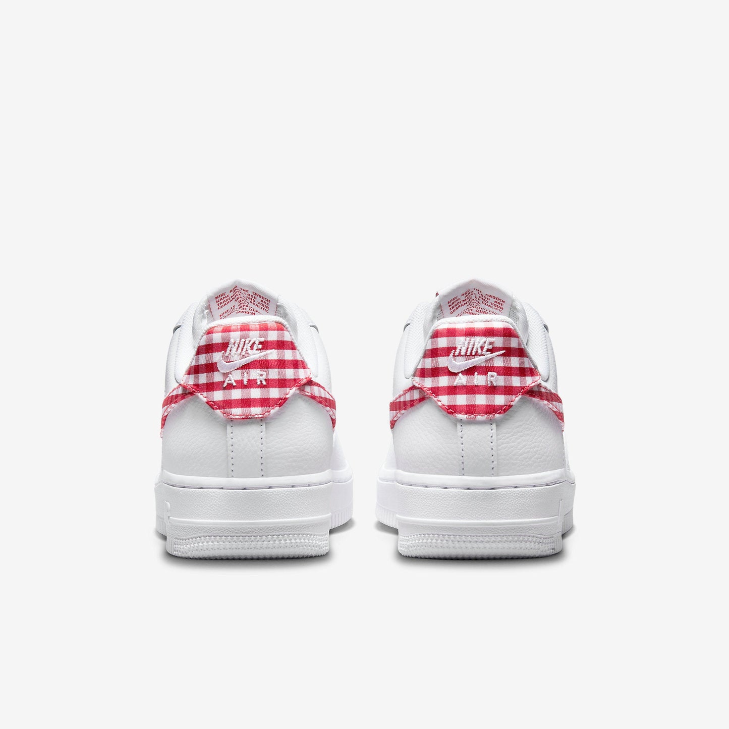 Дамски кецове Nike Air Force 1 '07 "Red Gingham" - Airhouse