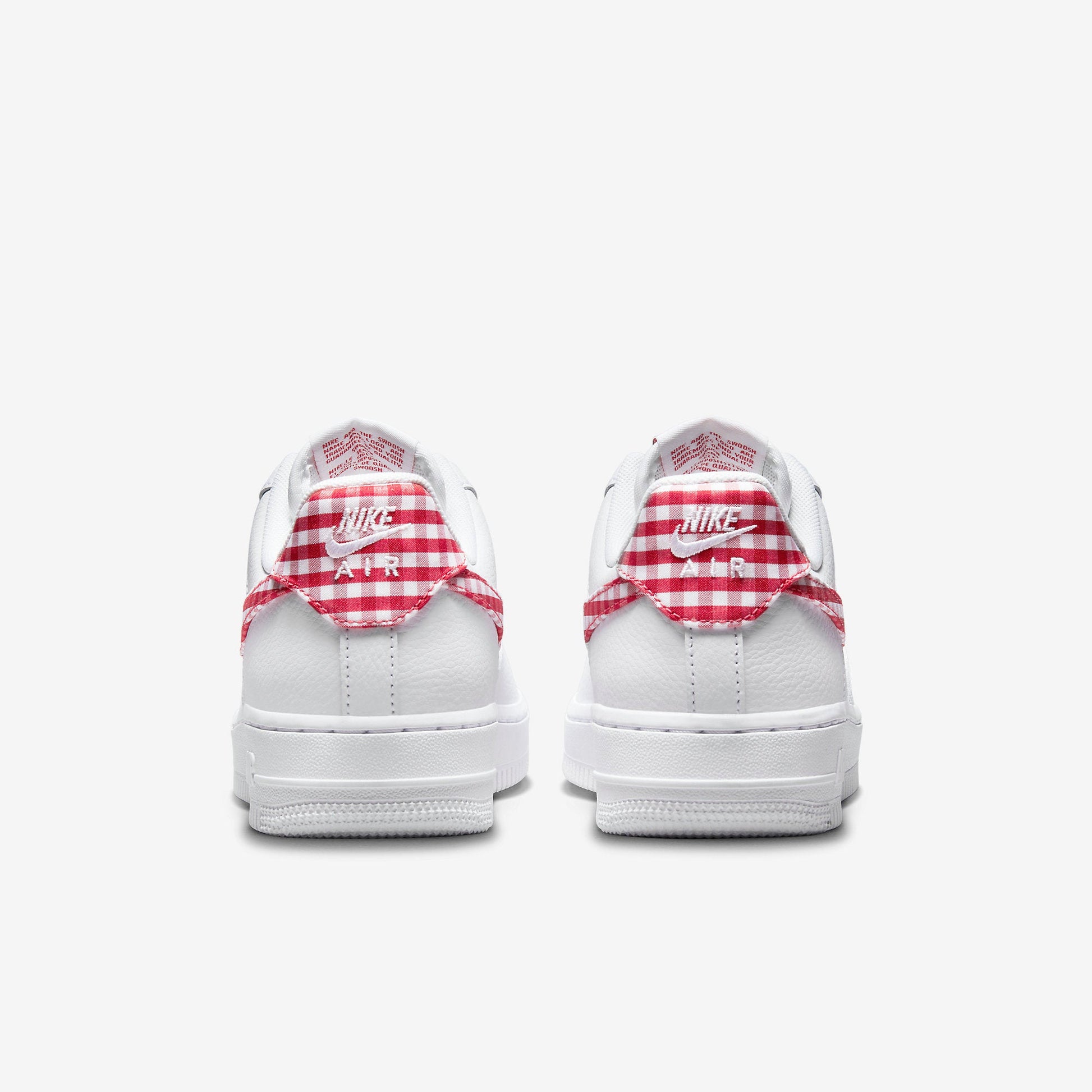 Дамски кецове Nike Air Force 1 '07 "Red Gingham" - Airhouse