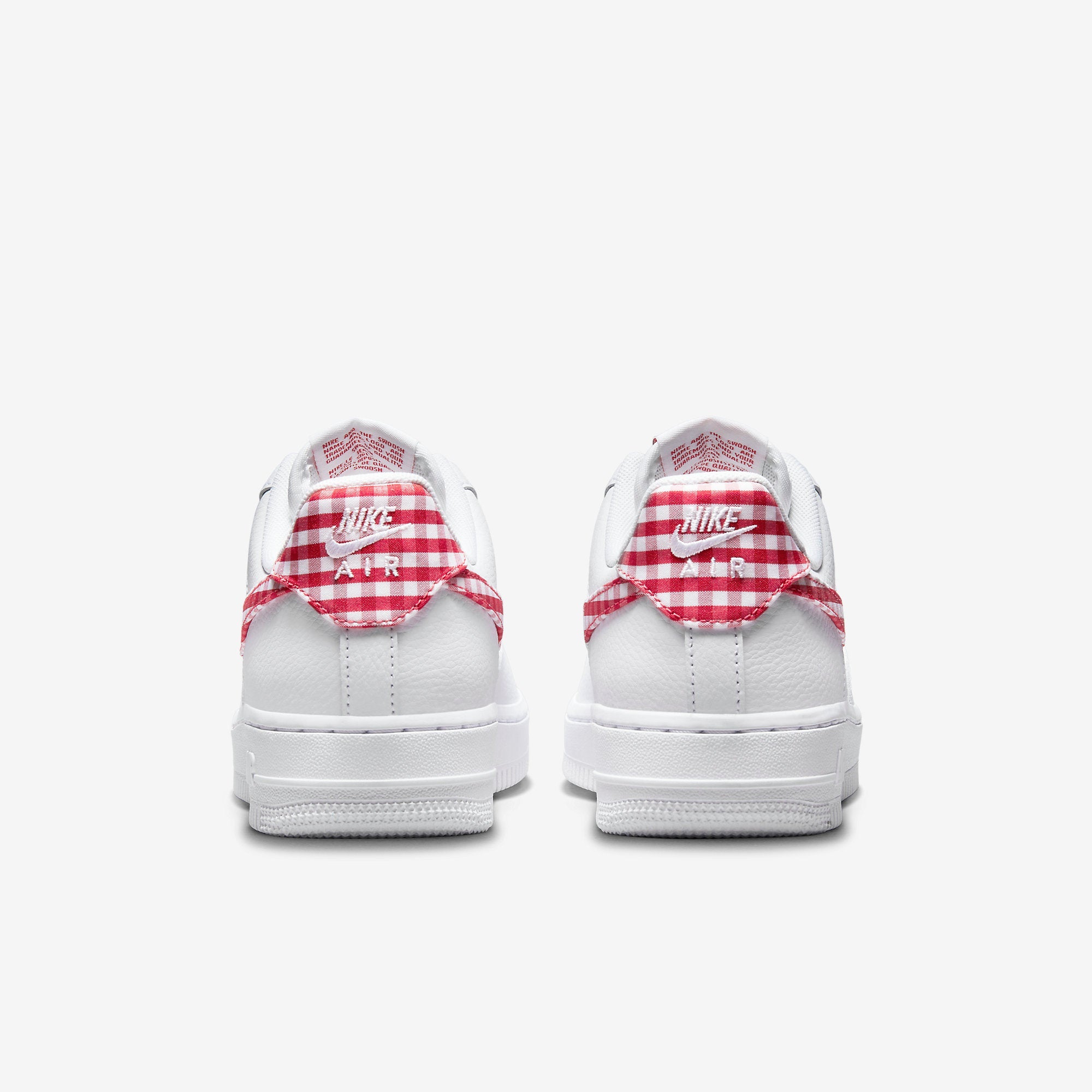 Дамски кецове Nike Air Force 1 '07 "Red Gingham" - Airhouse