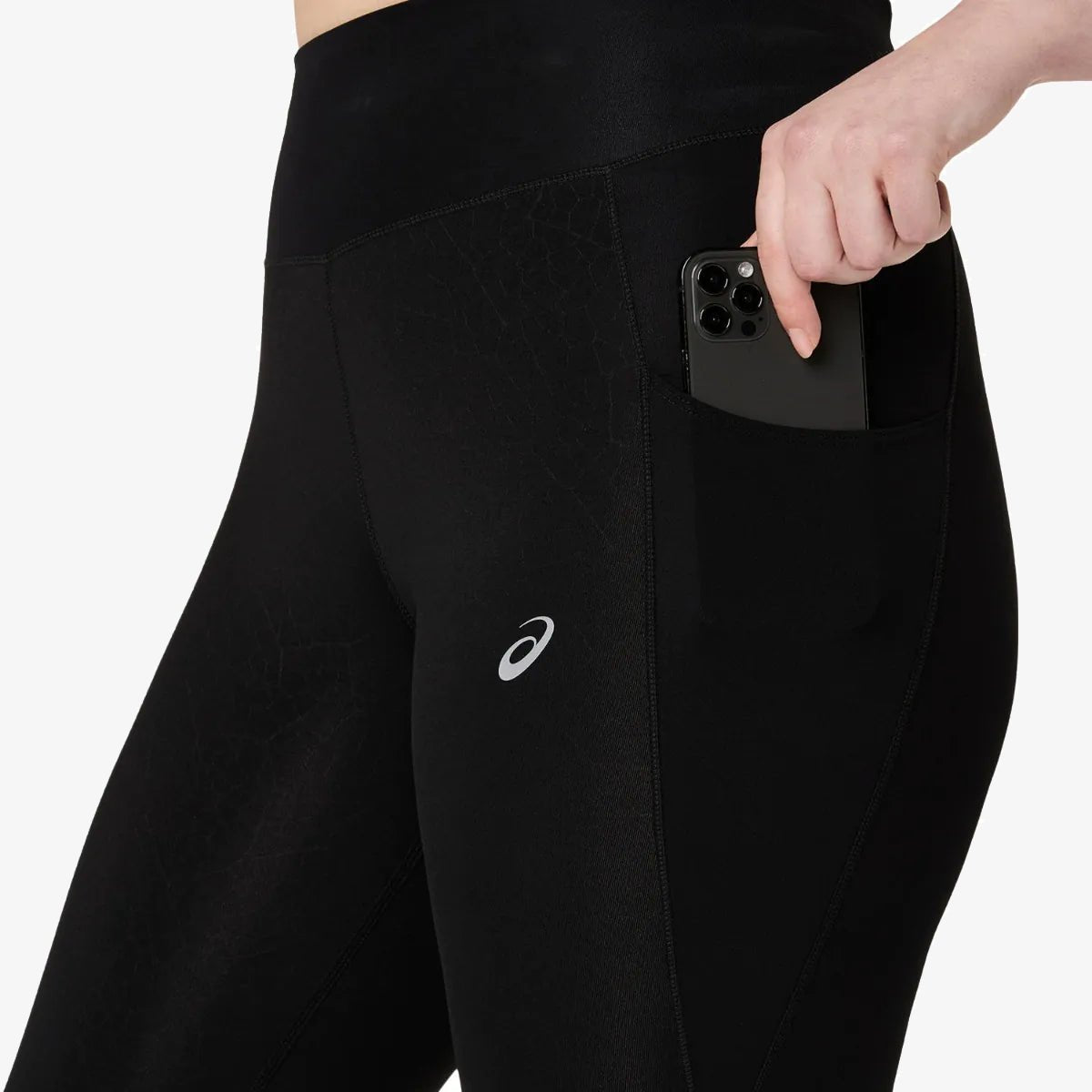 Дамски клин Asics Nagino Run Tight - 2012D494-001 детайл джоб