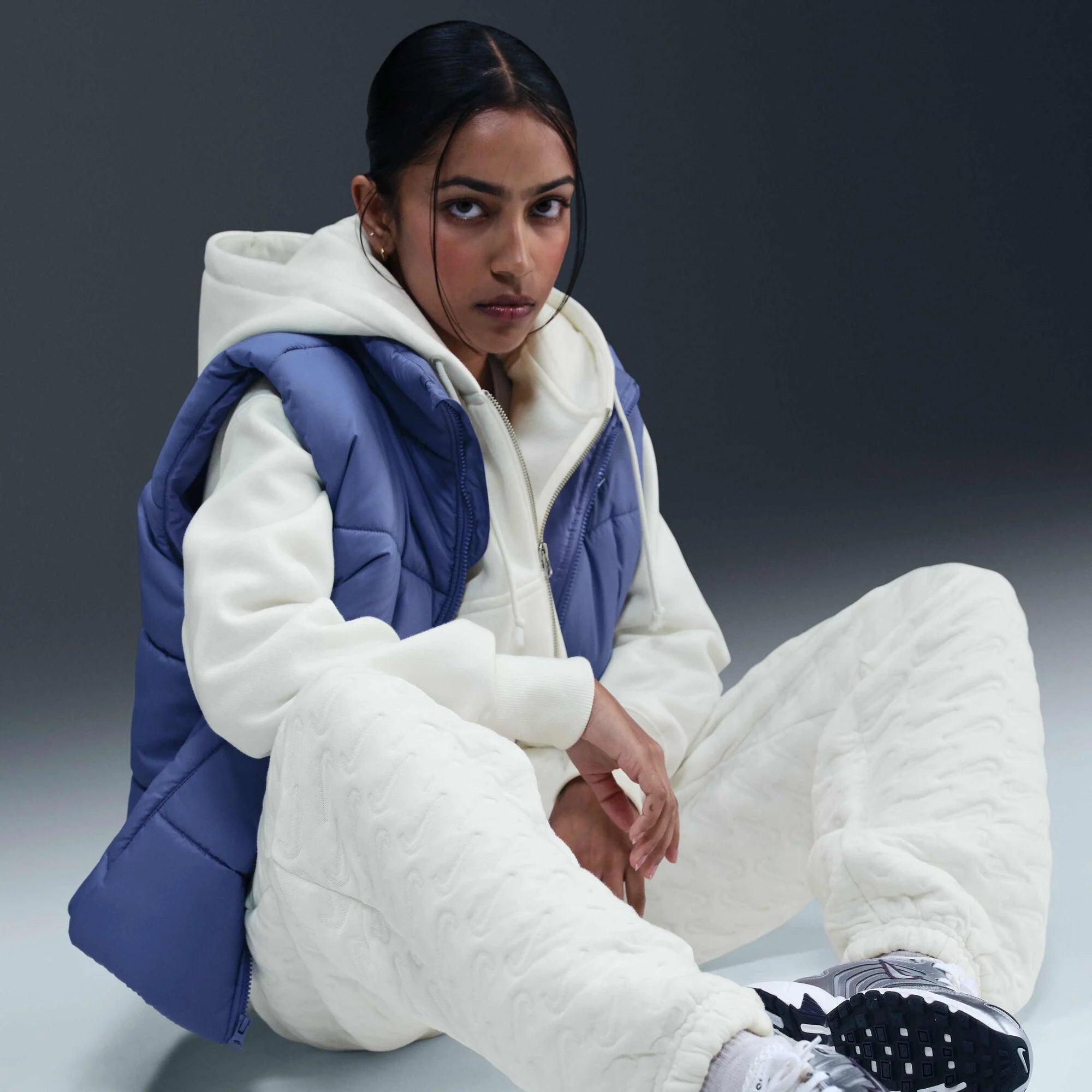 Дамски панталон Nike Phoenix Fleece Jacquard Trousers - Airhouse