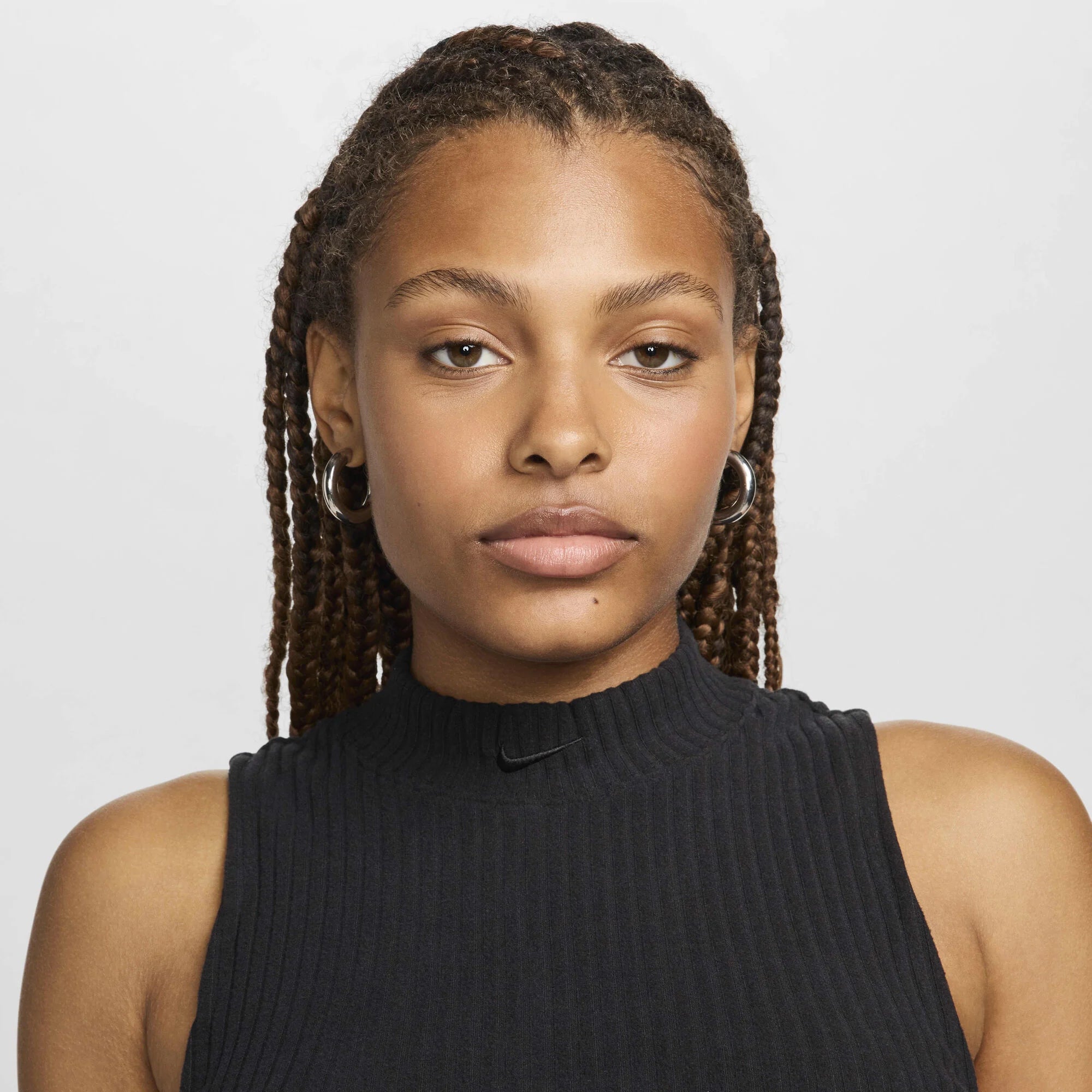 Дамски потник Nike Chill Rib Cropped Tank Top - Airhouse