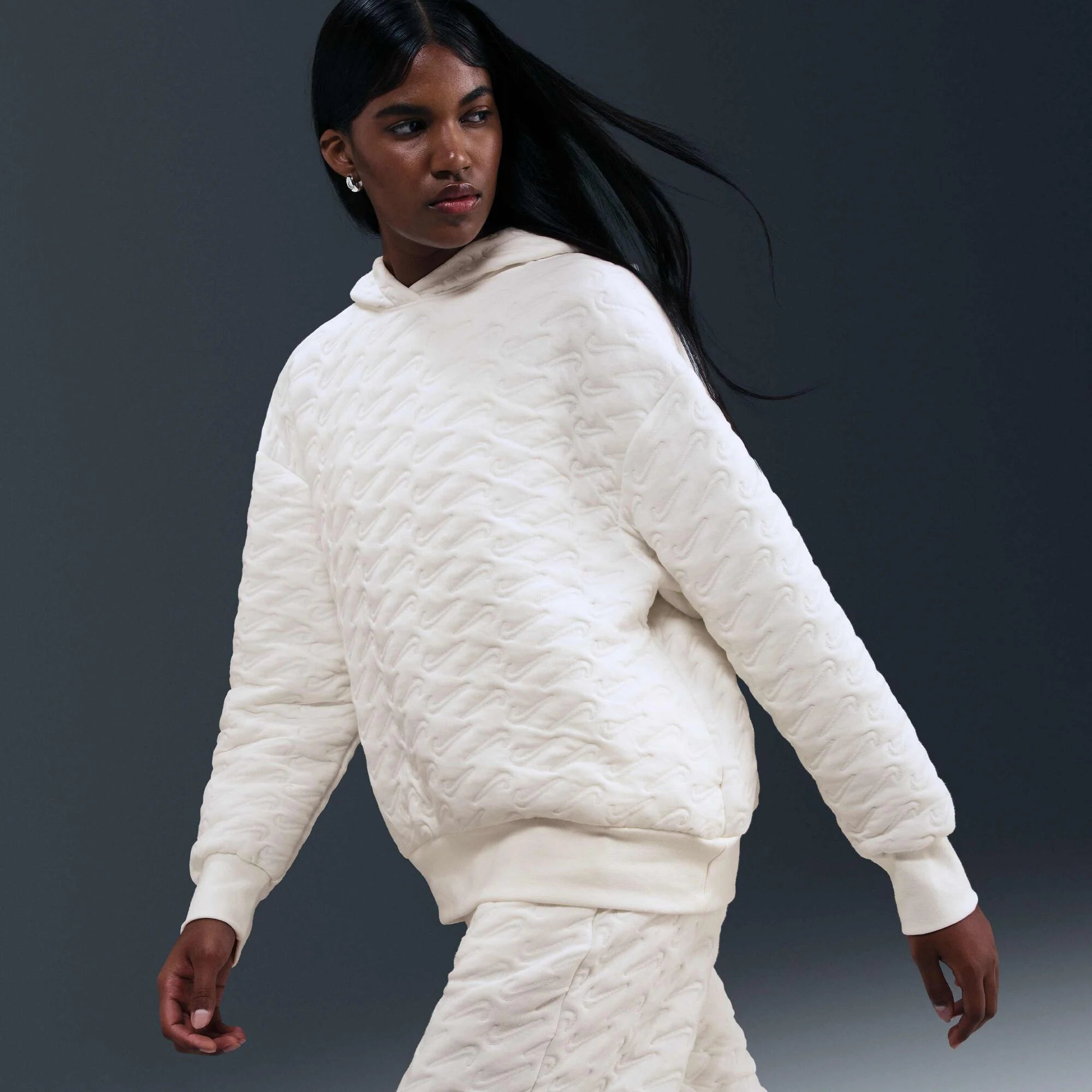 Дамско худи Nike Phoenix Fleece Jacquard Hoodie - Airhouse