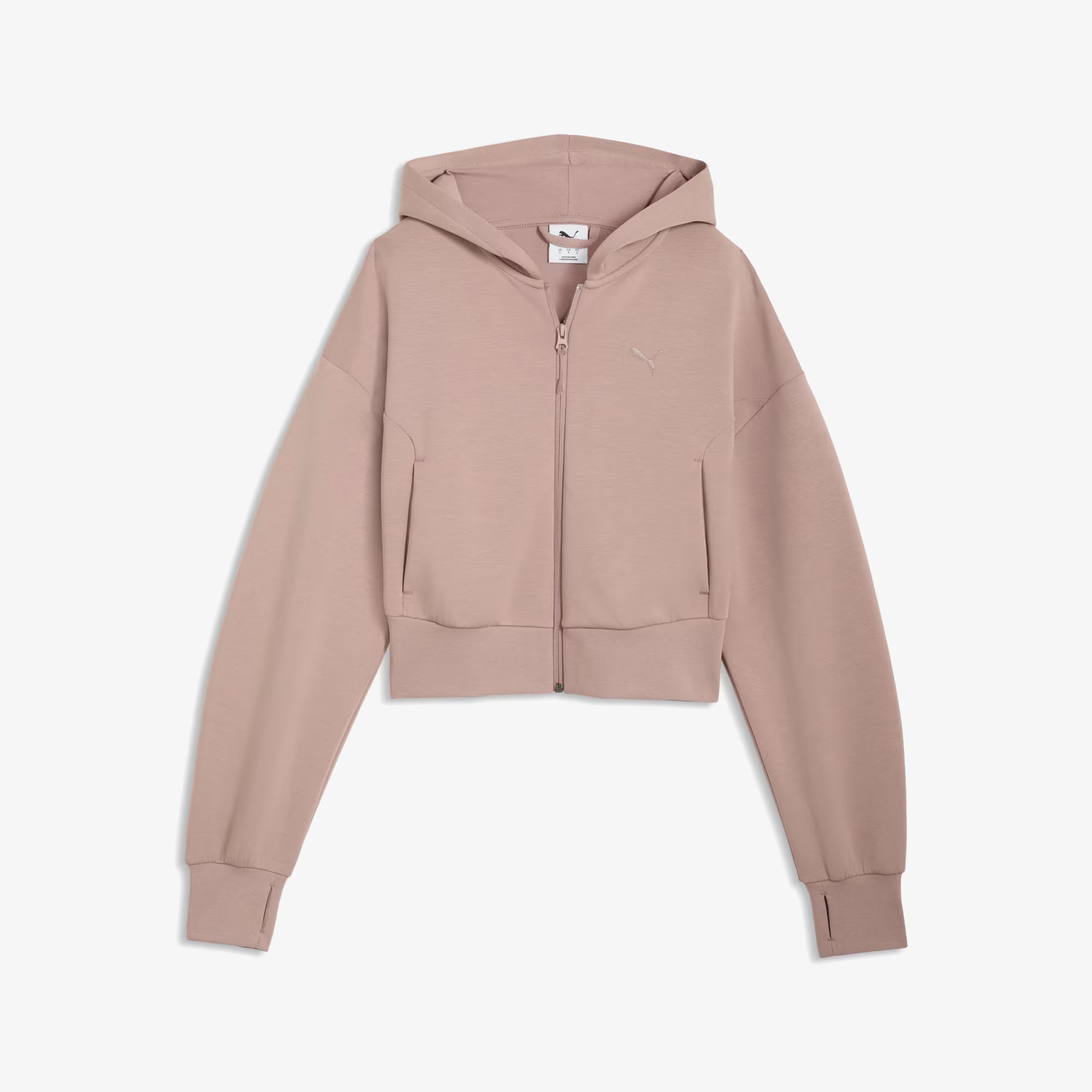Дамско худи Puma Pumatech Sense Hoodie - 634571-88 детайл отпред