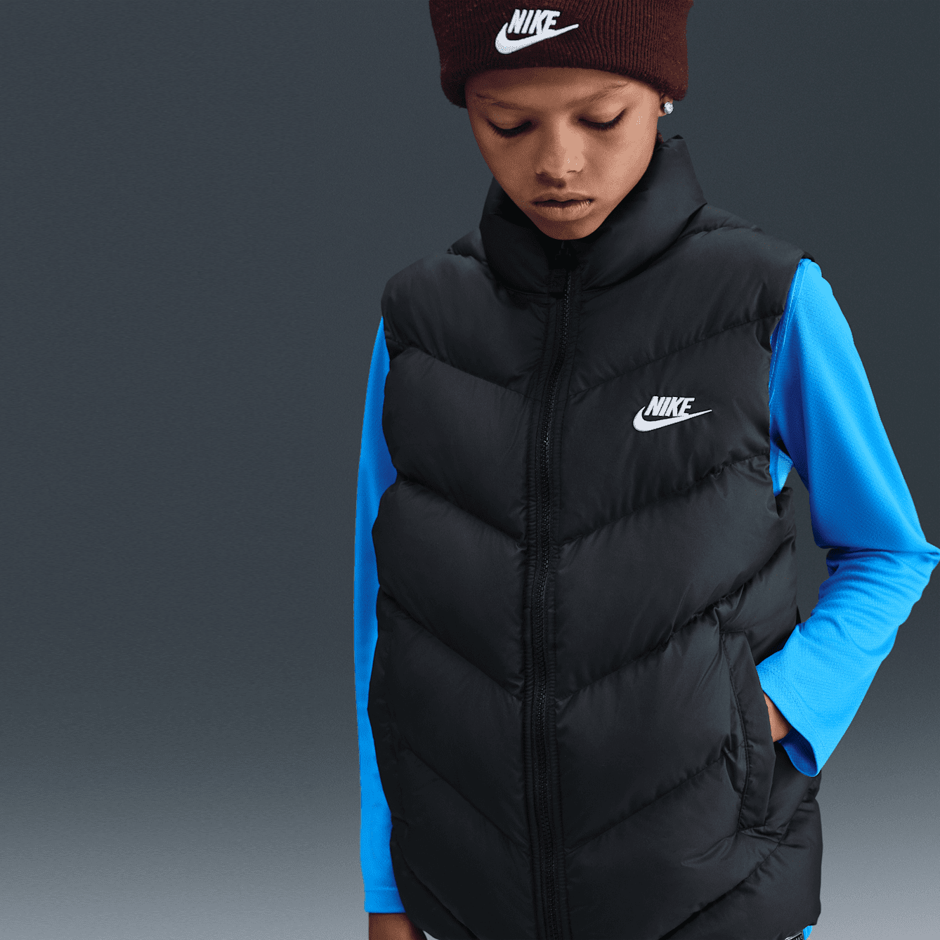 Детски елек Nike All Day Play Puffer Gilet - Airhouse