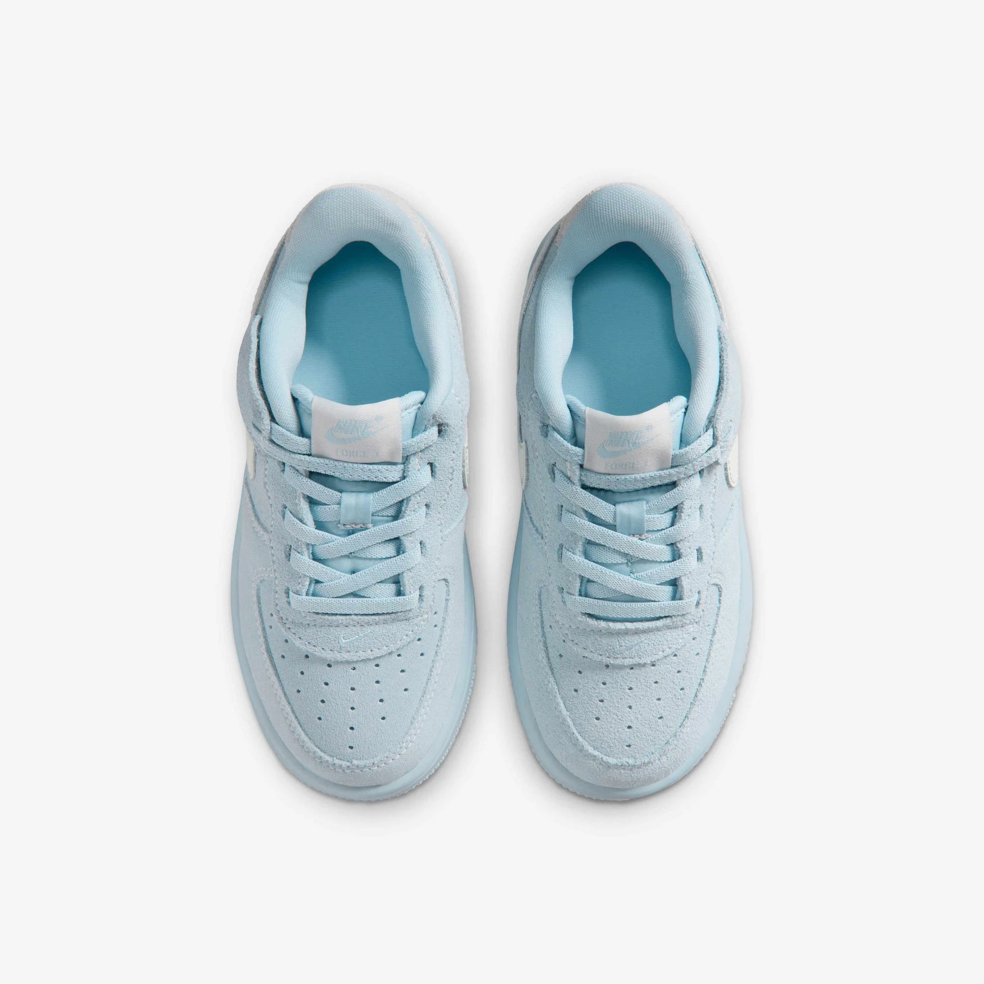 Детски кецове Nike Force 1 Low LV8 EasyOn (PS) - II7095-400 отгоре