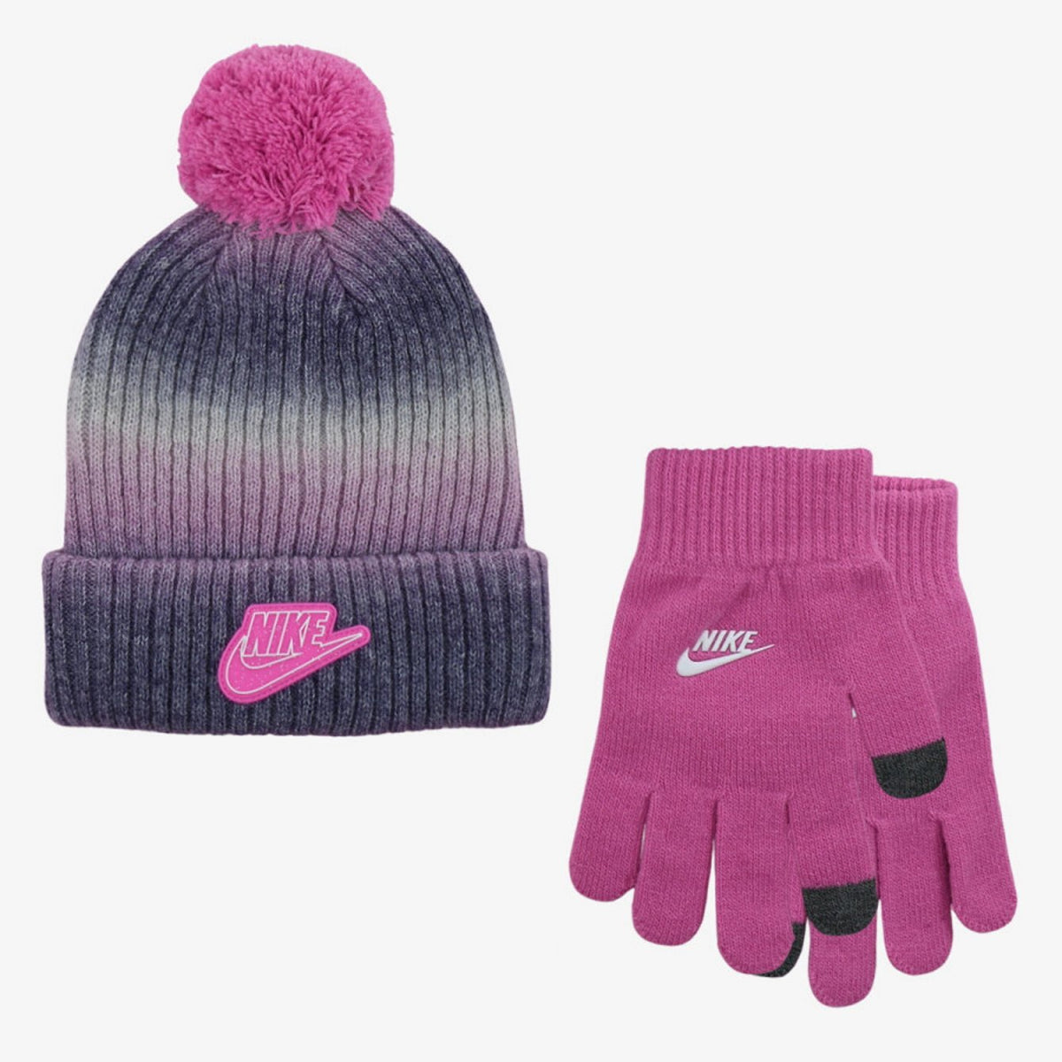 Детски комплект Nike Nag Gradient Peak Pom Beanie S - 4A3178-AFN