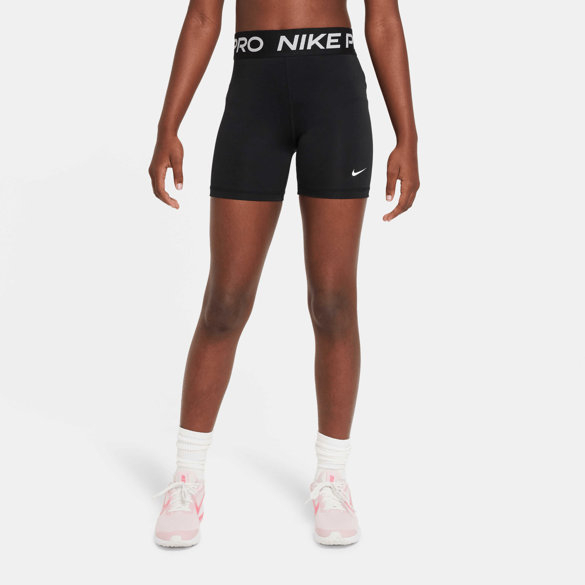 Детски къс клин Nike Pro Girls' Biker Shorts - DA1033-010