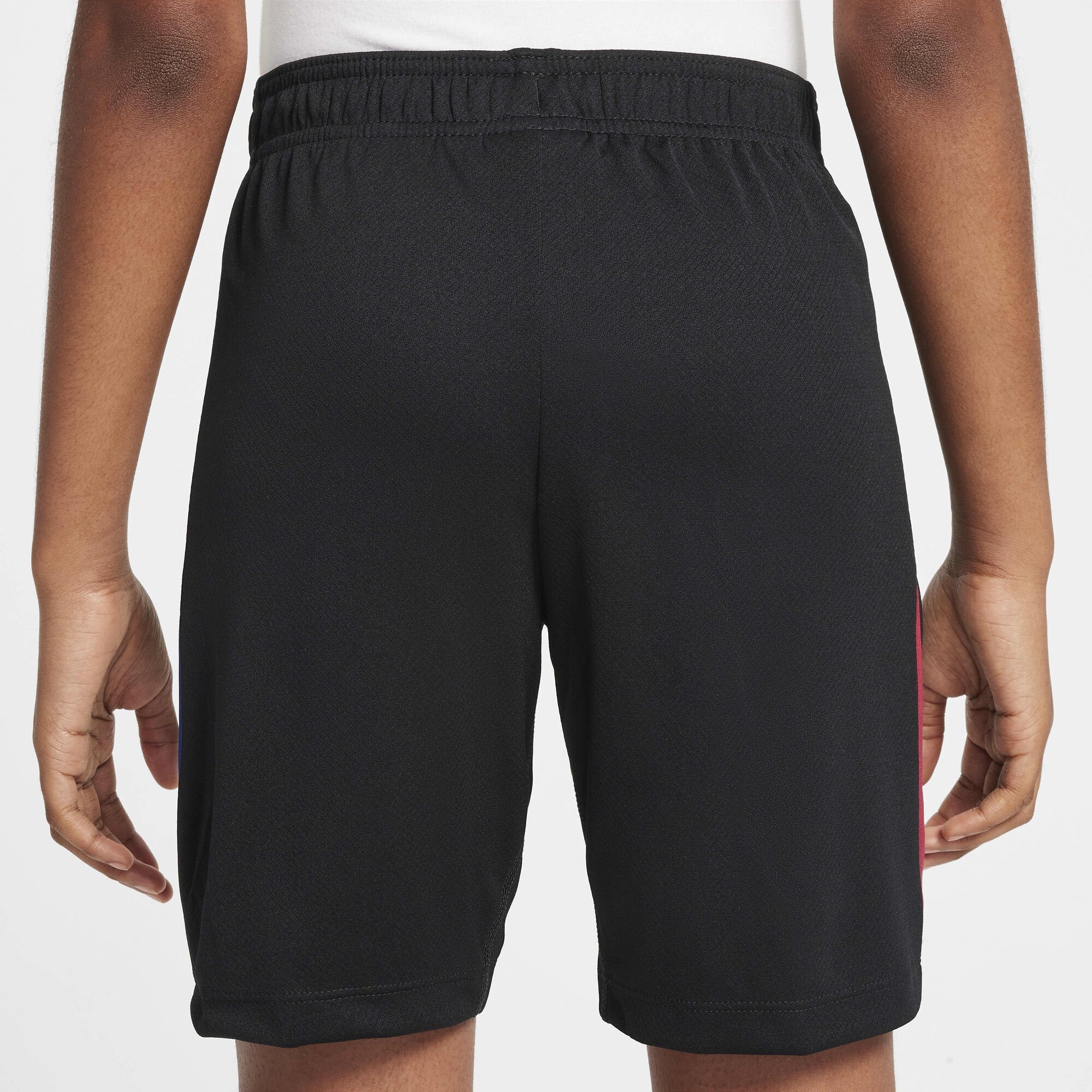 Детски къс панталон Nike F.C. Barcelona Strike Dri-FIT Football Knit Shorts - FN9951-010 детайл отзад