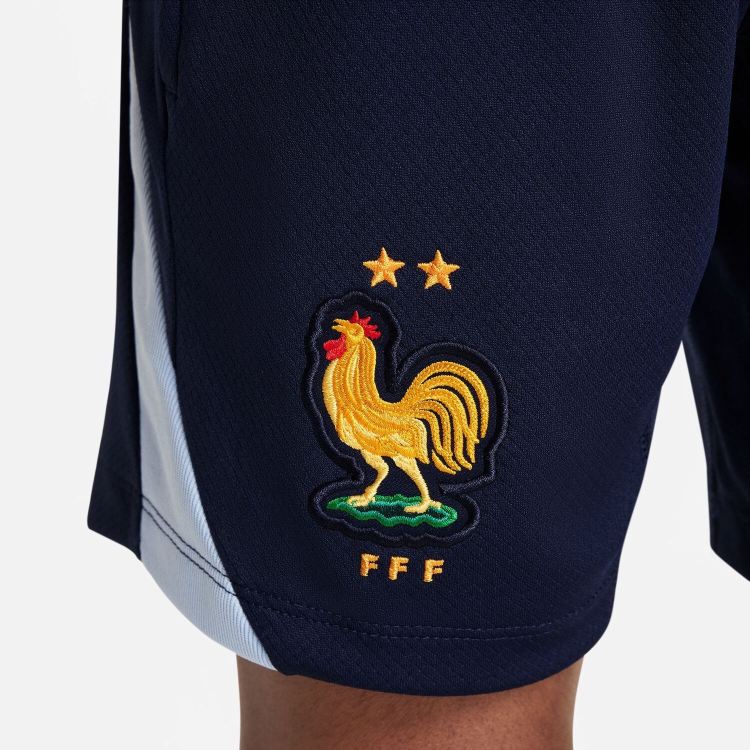 Детски къс панталон Nike FFF Dri-FIT Strike Shorts - FJ3047-499 детайл лого FFF