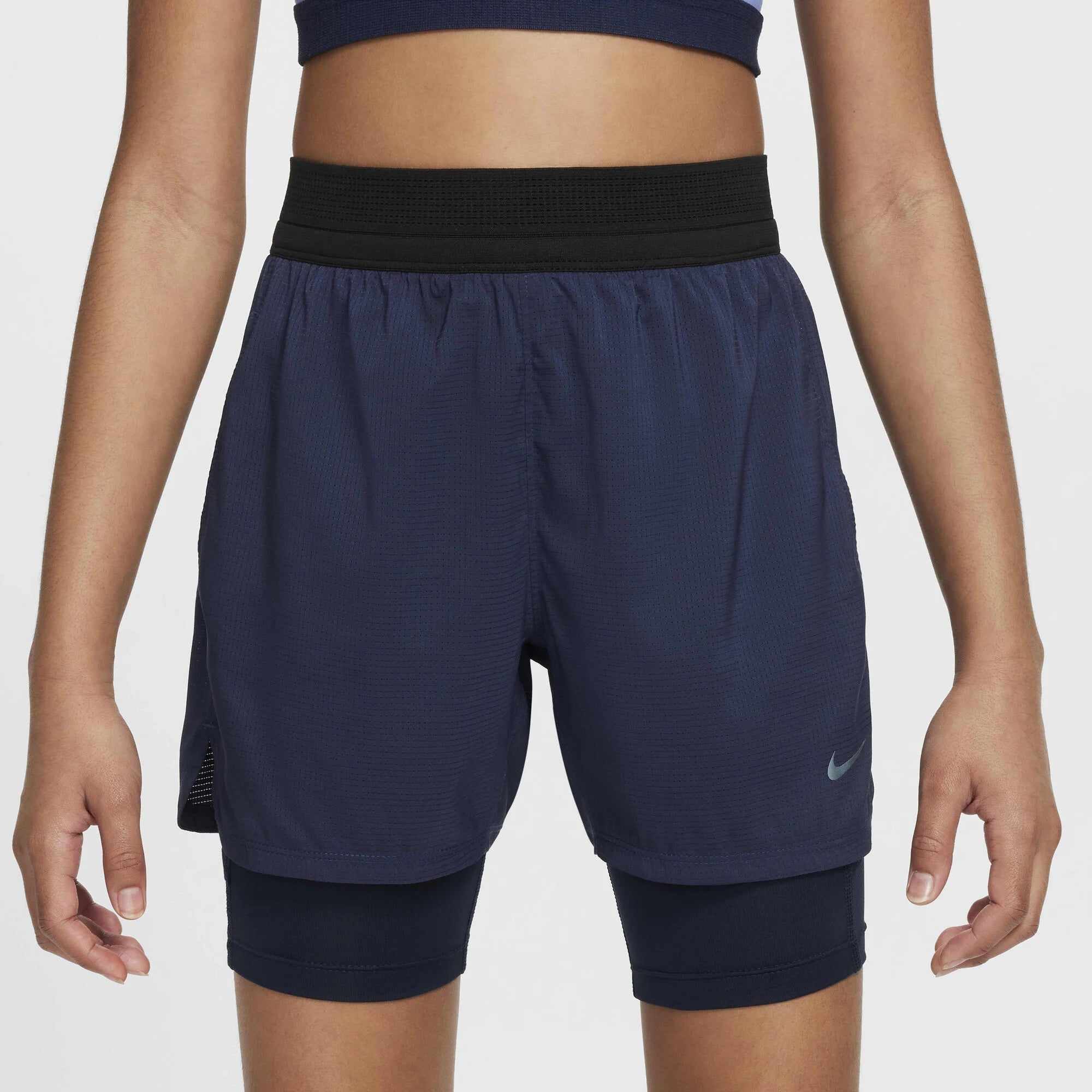 Детски къс панталон Nike Multi Tech Shorts - FJ6818-410 детайл отпред