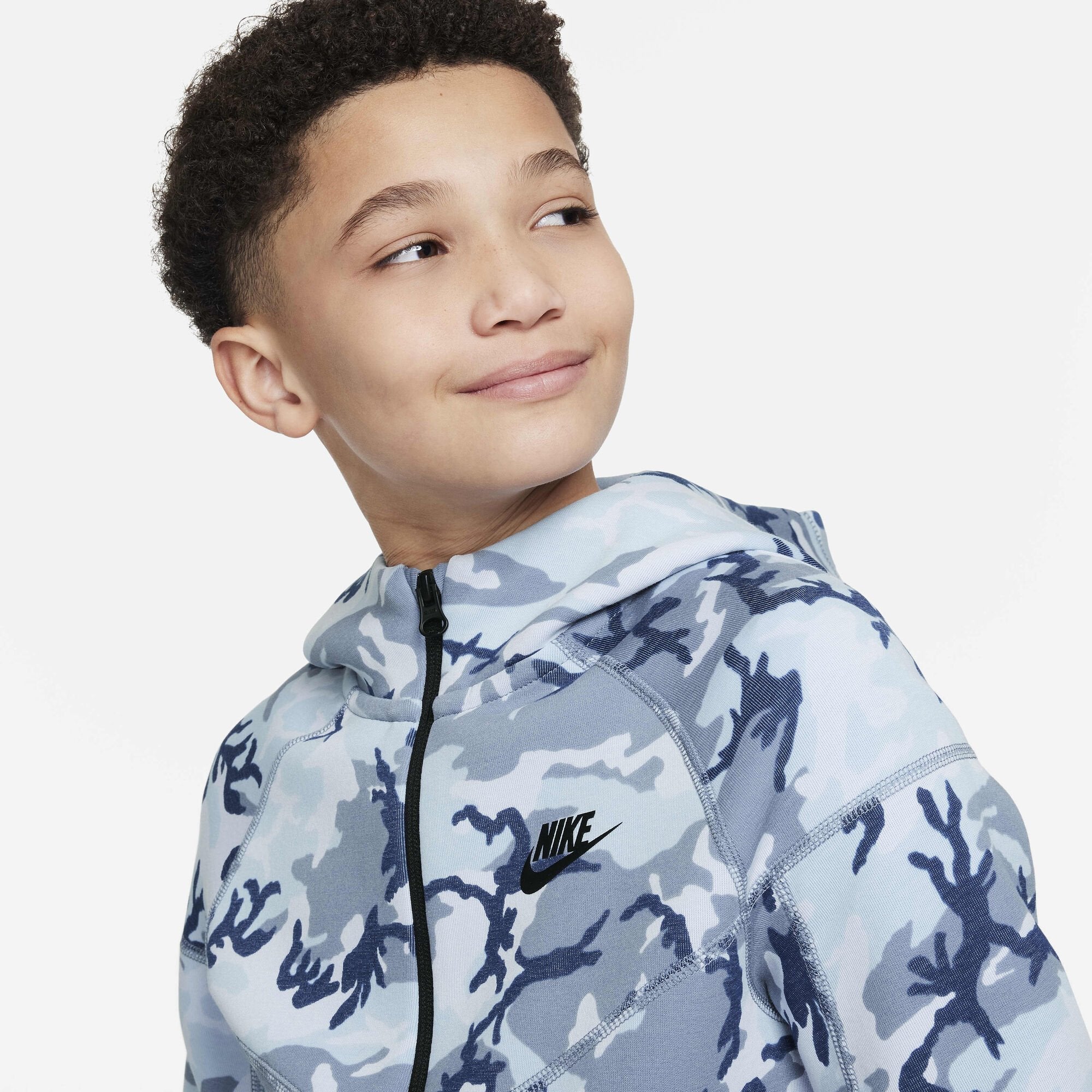 Детско худи Nike Tech Fleece Camo Hoodie - Airhouse