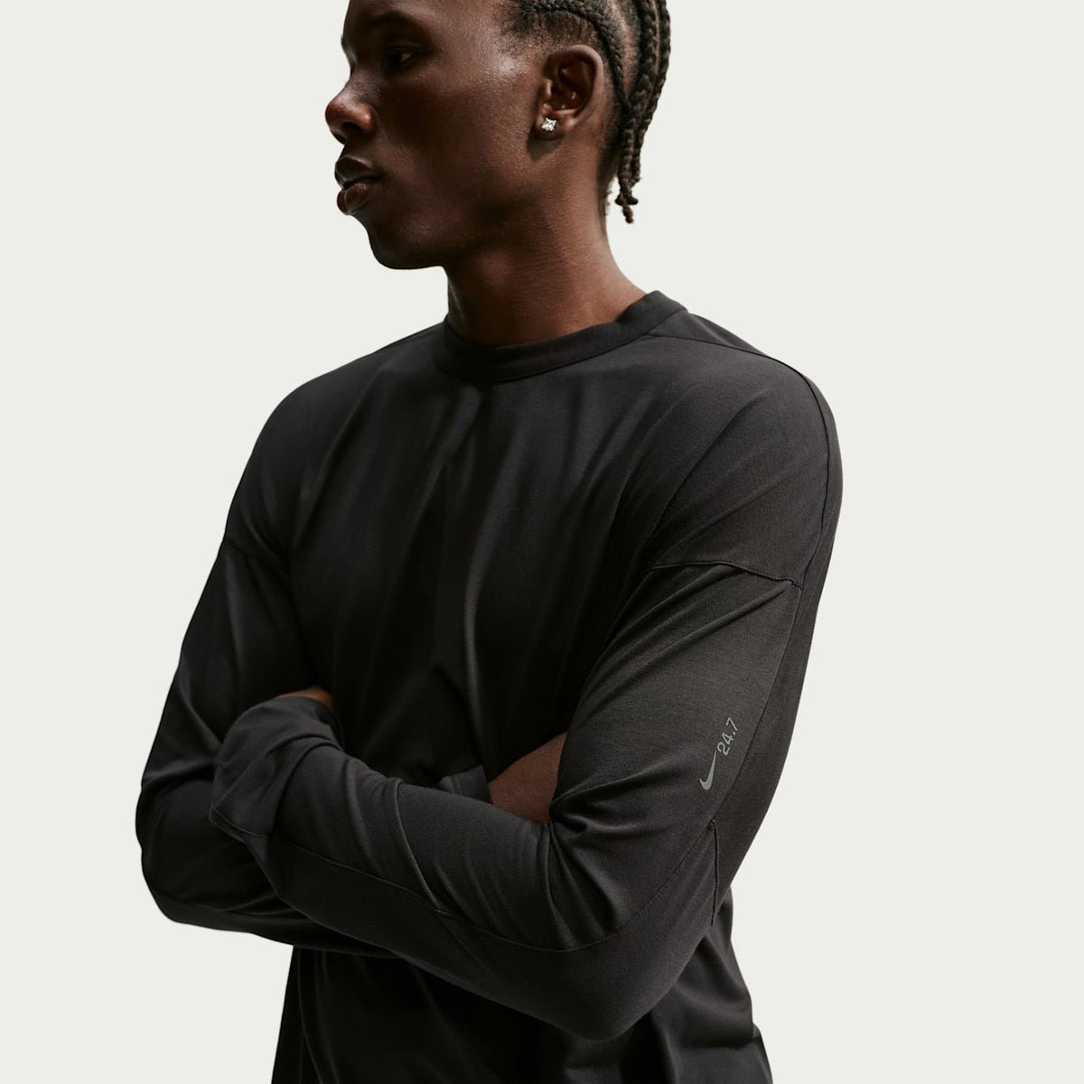 Мъжка блуза Nike 24.7 ImpossiblySoft Light Dri-FIT Long-Sleeve Top - IQ8275-010