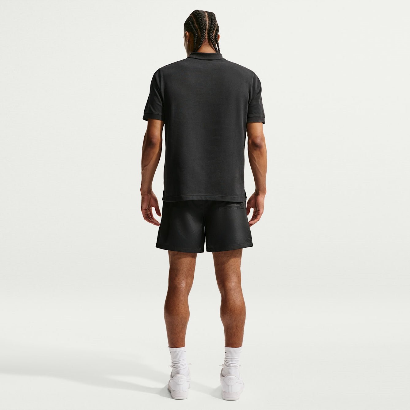 Мъжка поло тениска Nike Club Short-Sleeve Polo - FN3894-010 модел отзад