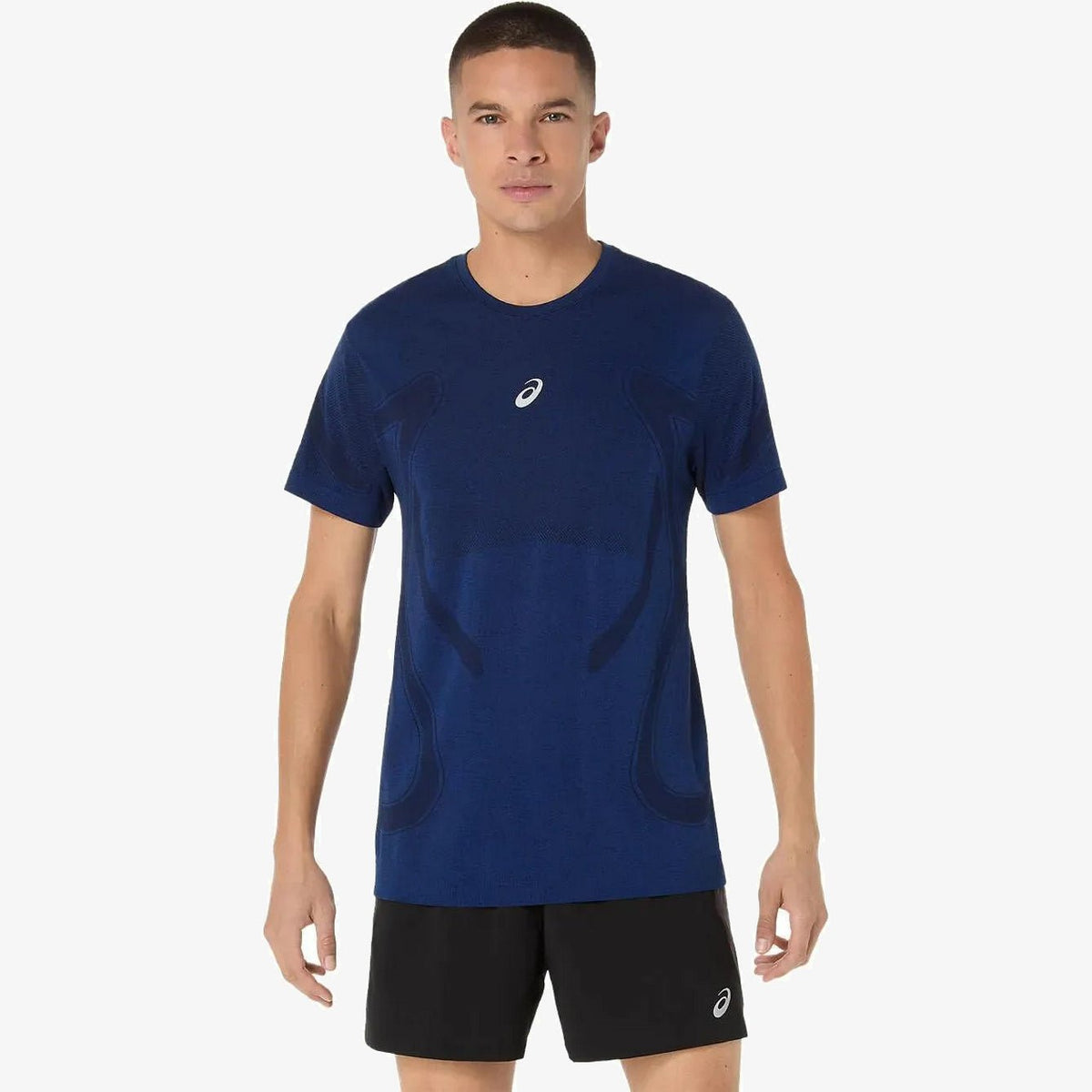 Мъжка тениска Asics Road Seamless Top - 2011D355-400