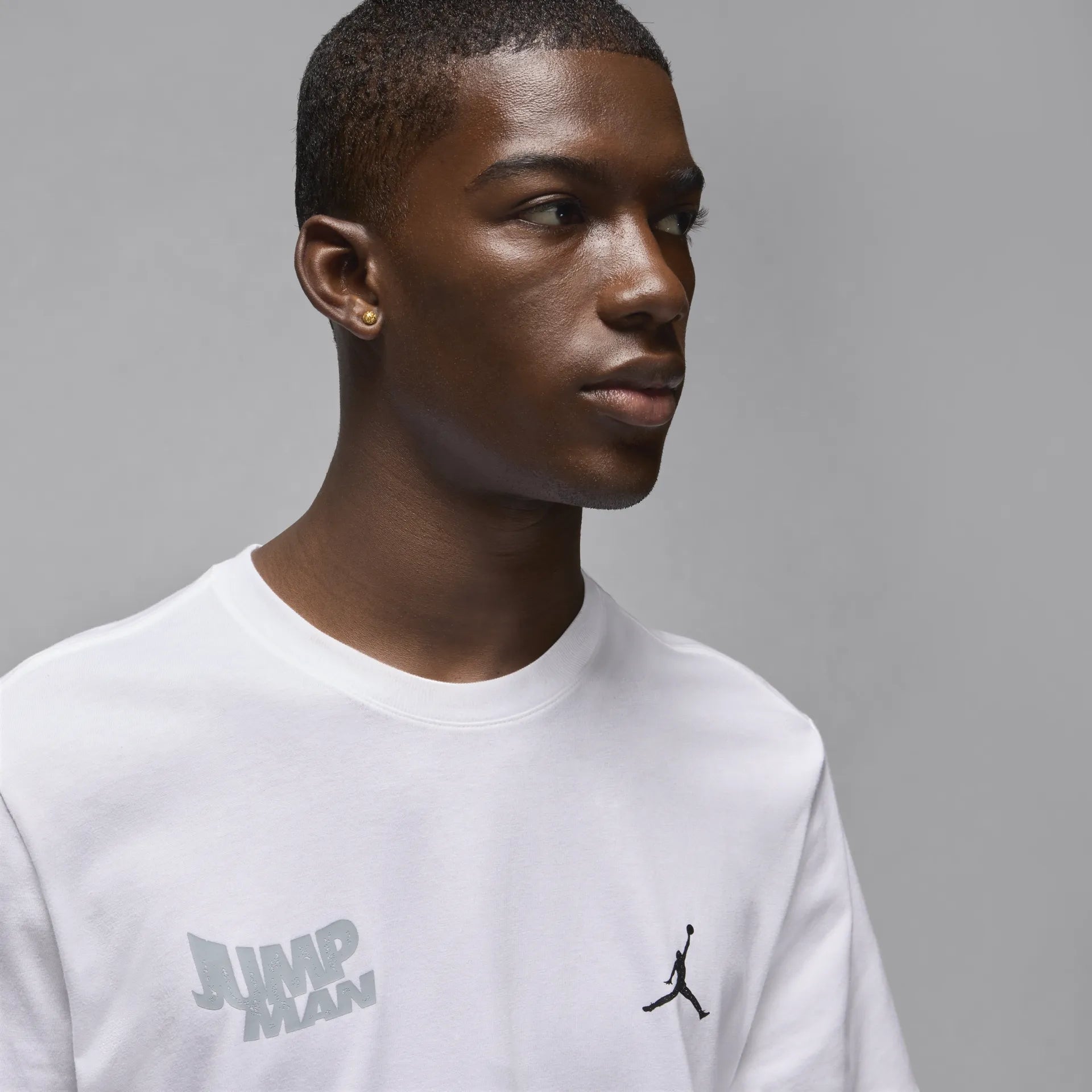 Мъжка тениска Jordan Brand T-Shirt - FN6029-100 лого отпред