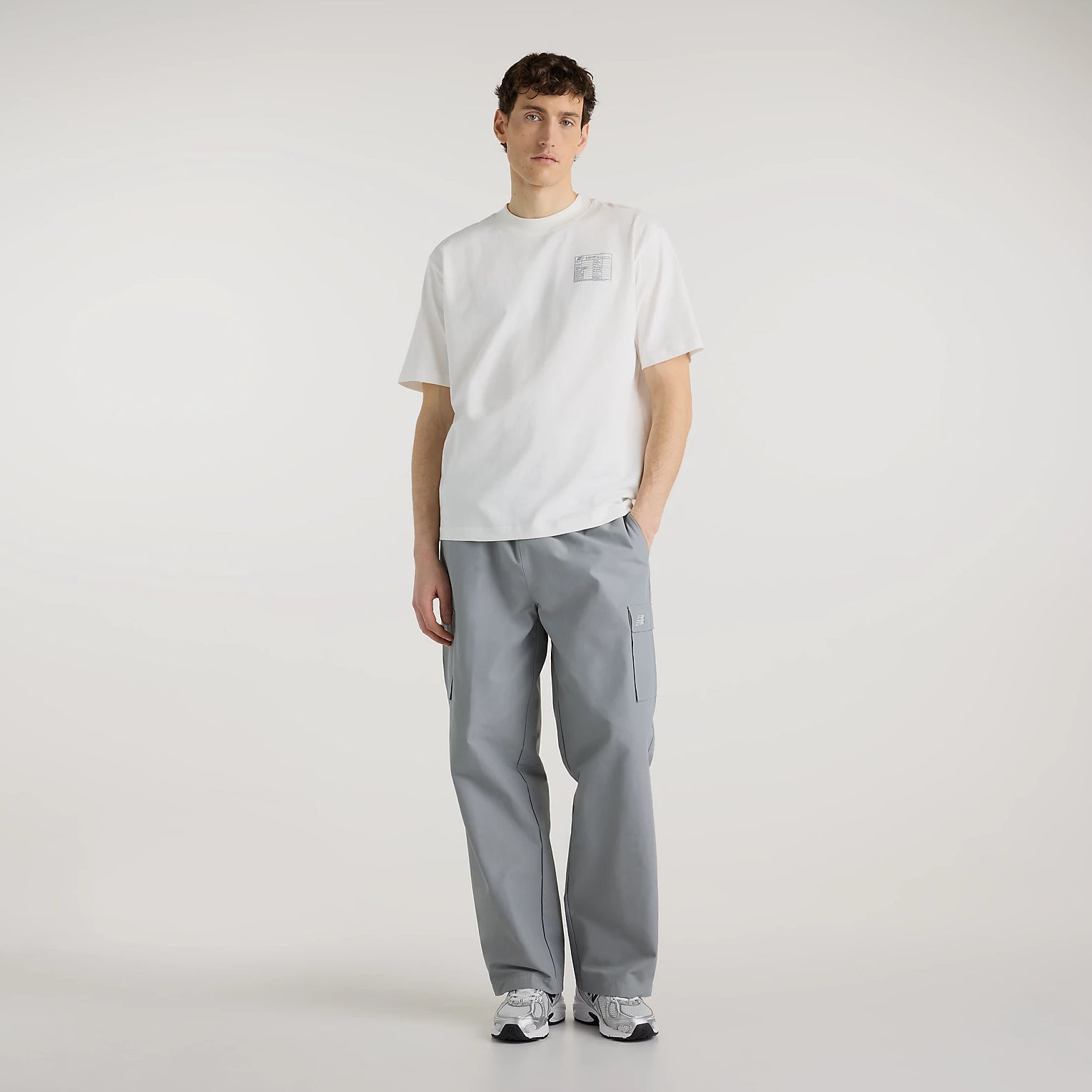Мъжка тениска New Balance Archive Blueprint T-Shirt - MT62V4IQSST модел отпред