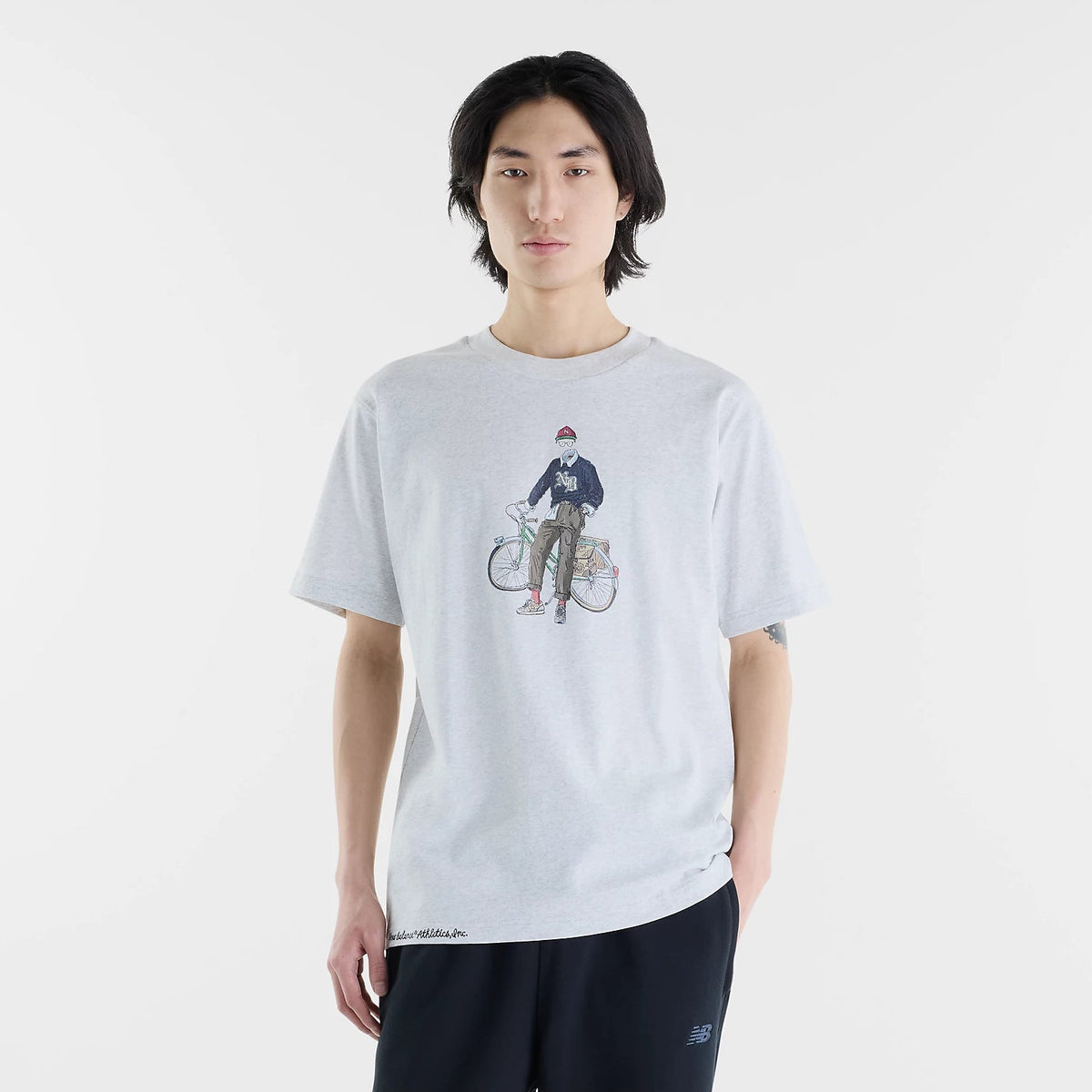 Мъжка тениска New Balance Varsity Bike T-Shirt - MT62M4ZXAHH