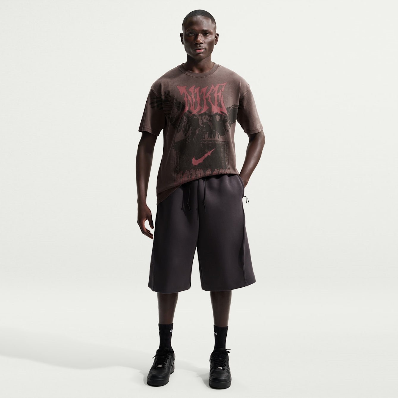Мъжка тениска Nike Basketball T-Shirt - IH4136-237 модел отпред