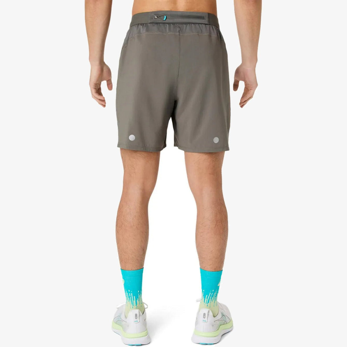 Мъжки къс панталон Asics Road 2n1 7in Shorts - 2011D246-020 отзад