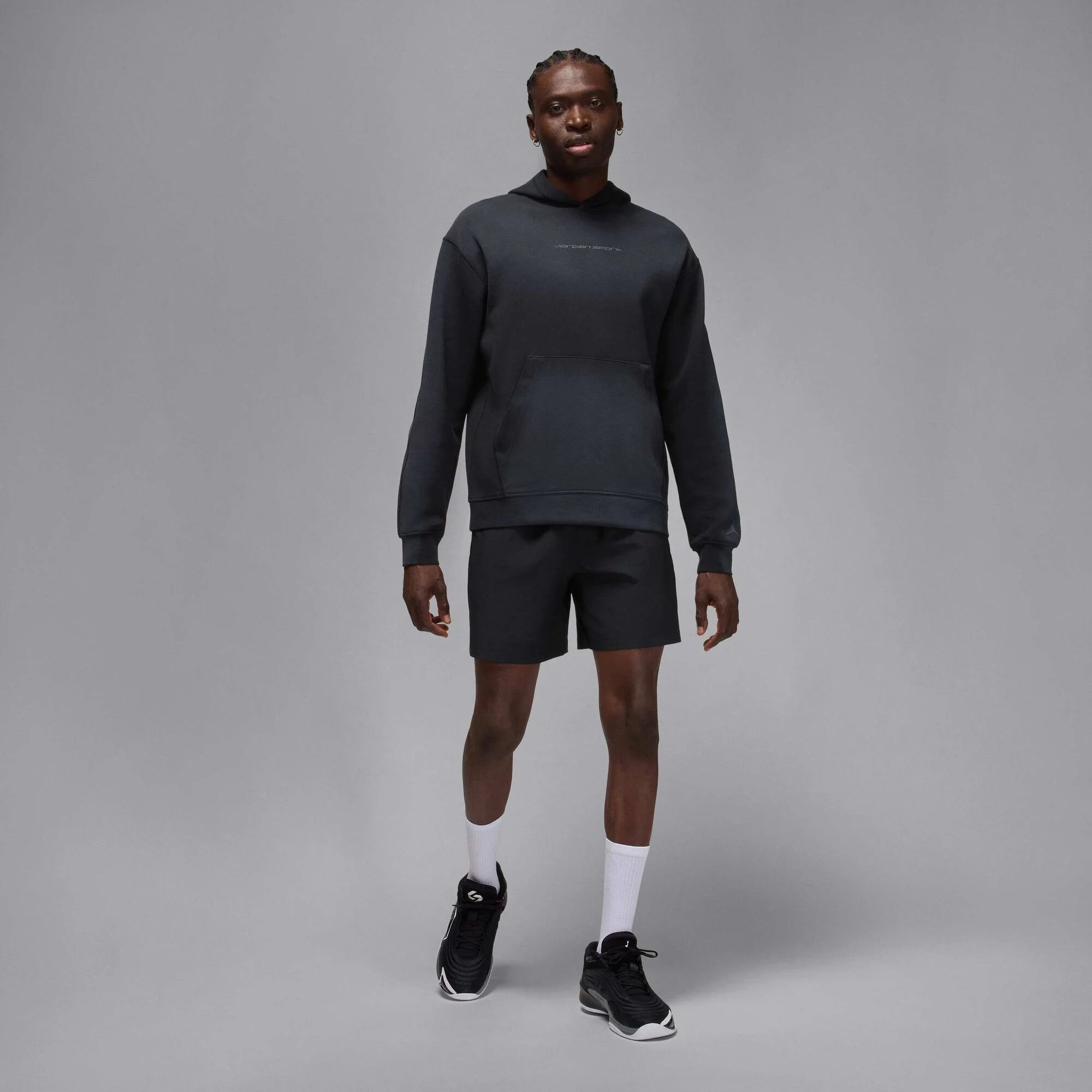 Мъжки къс панталон Jordan Sport Flightweight Dri-FIT Shorts - HF9935-010 модел отпред