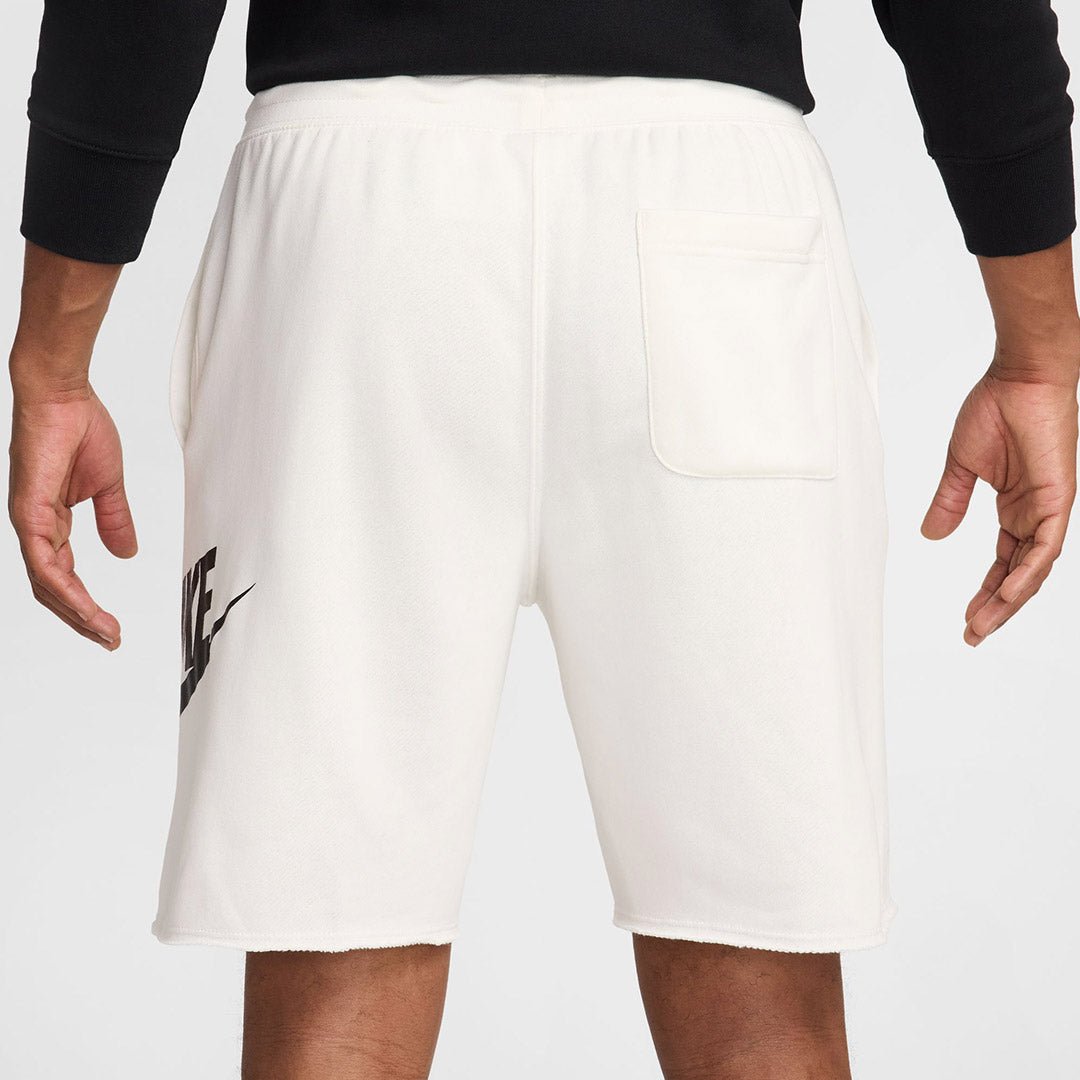 Мъжки къс панталон Nike Club Men's French Terry Alumni Shorts - FQ4950-133 отзад
