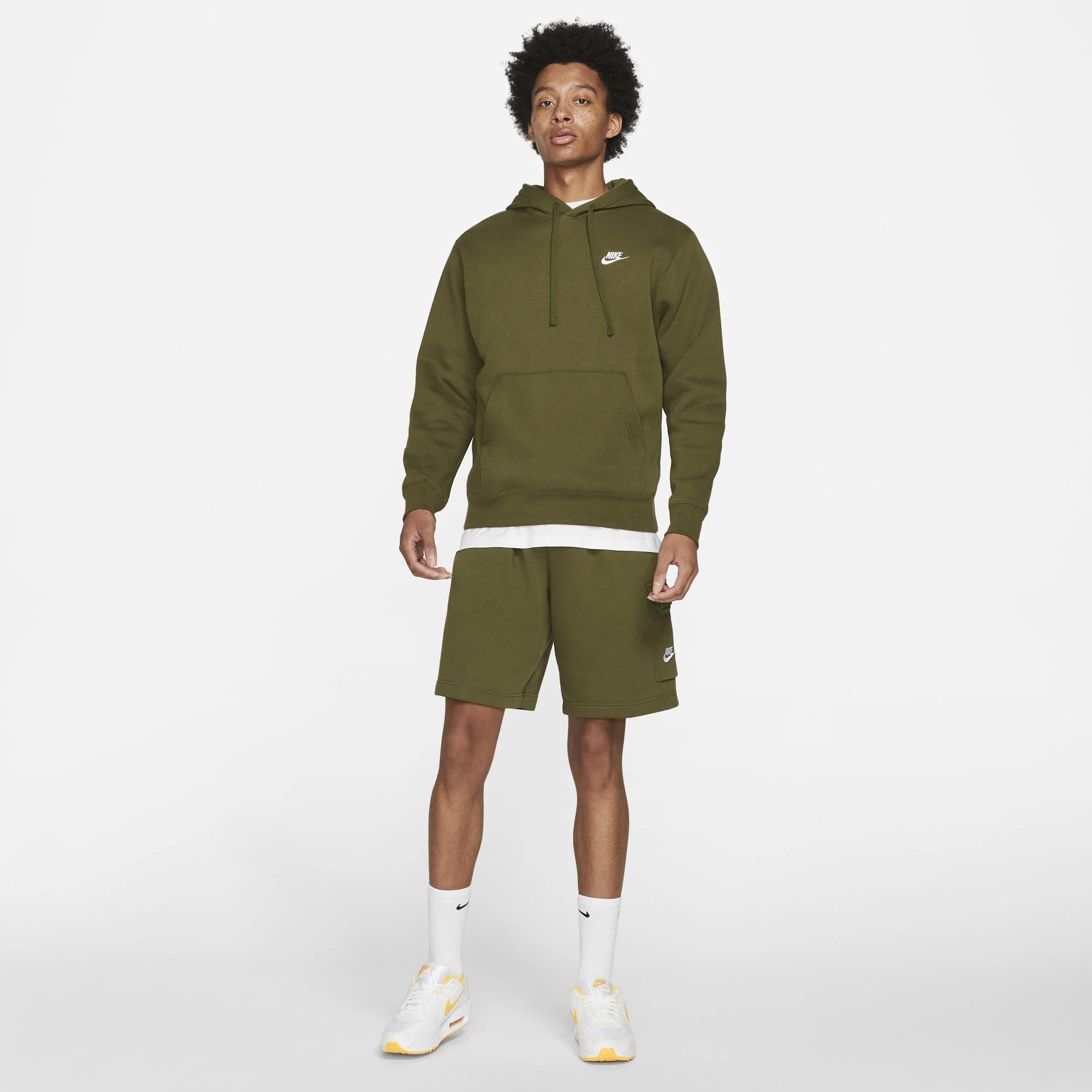 Мъжки къс панталон Nike Sportswear Club Cargo - CZ9956-326 модел отпред