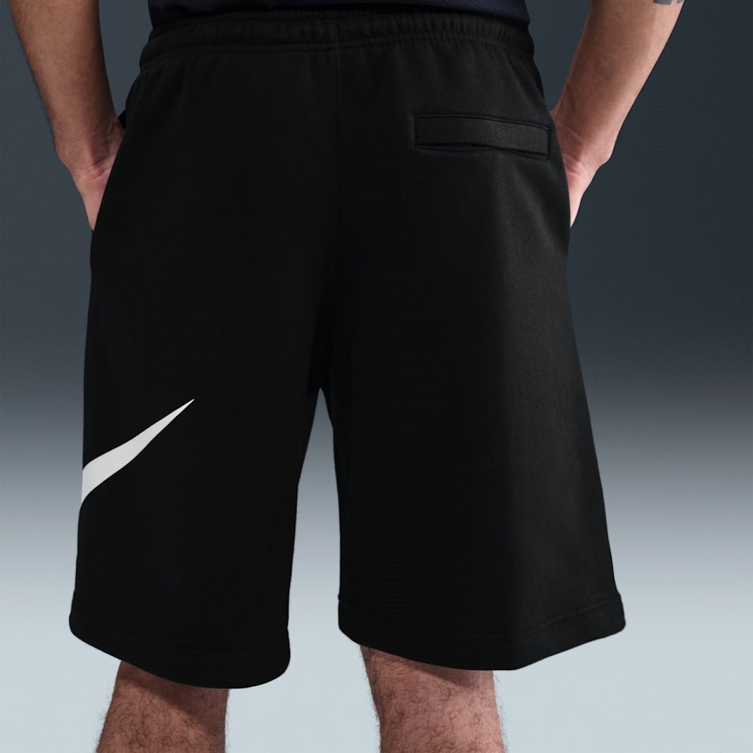 Мъжки къс панталон Nike Club Fleece Shorts - FN3906-010 отзад