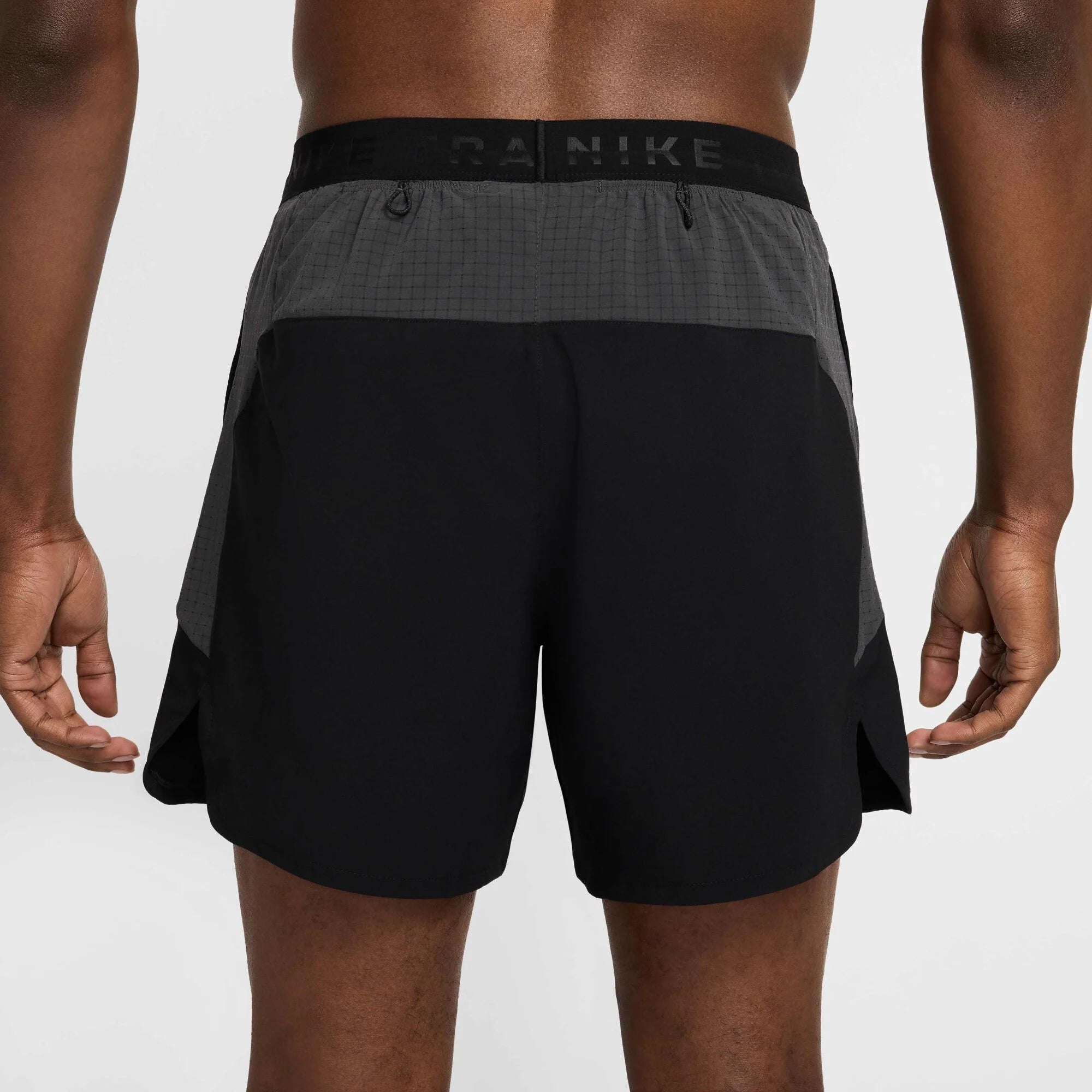 Мъжки къс панталон Nike Trail Dri-FIT Brief-Lined Running Shorts - HJ3574-010 отзад