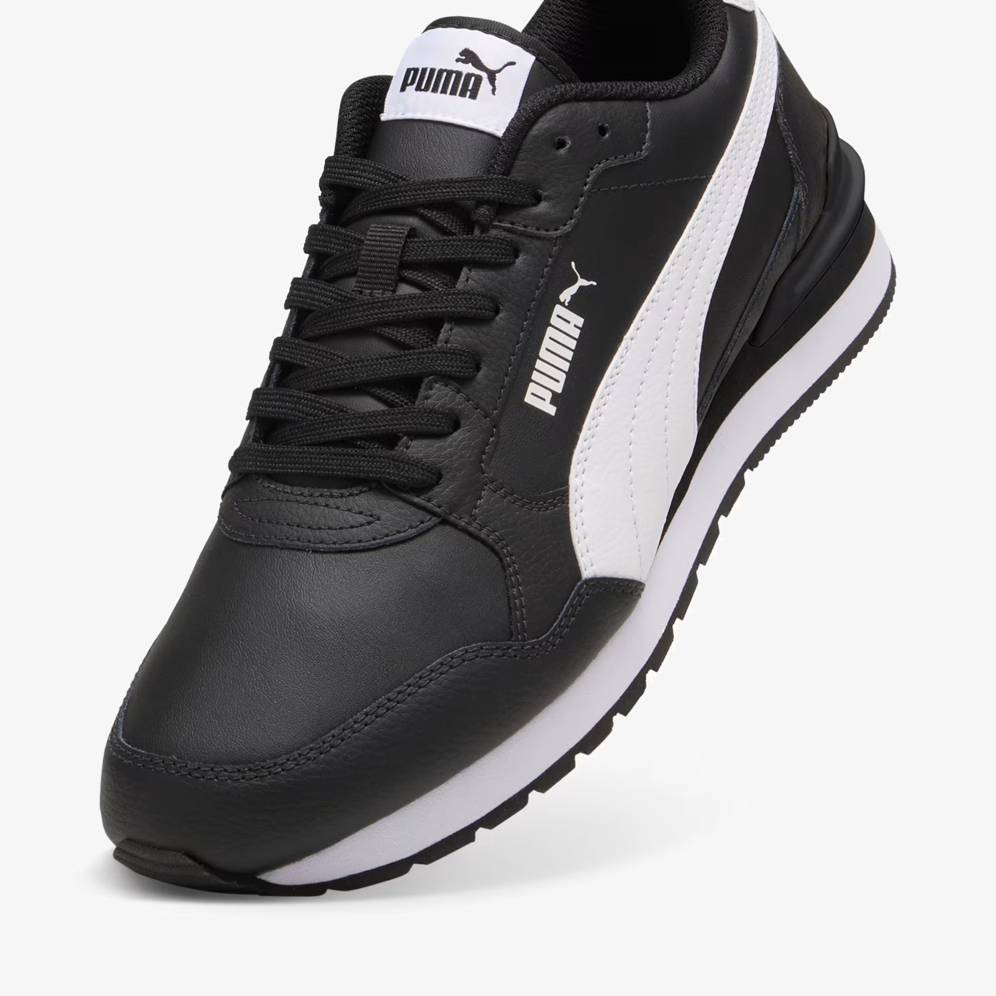 Мъжки маратонки Puma ST Runner V4 Leather - 399068-01 детайл отпред