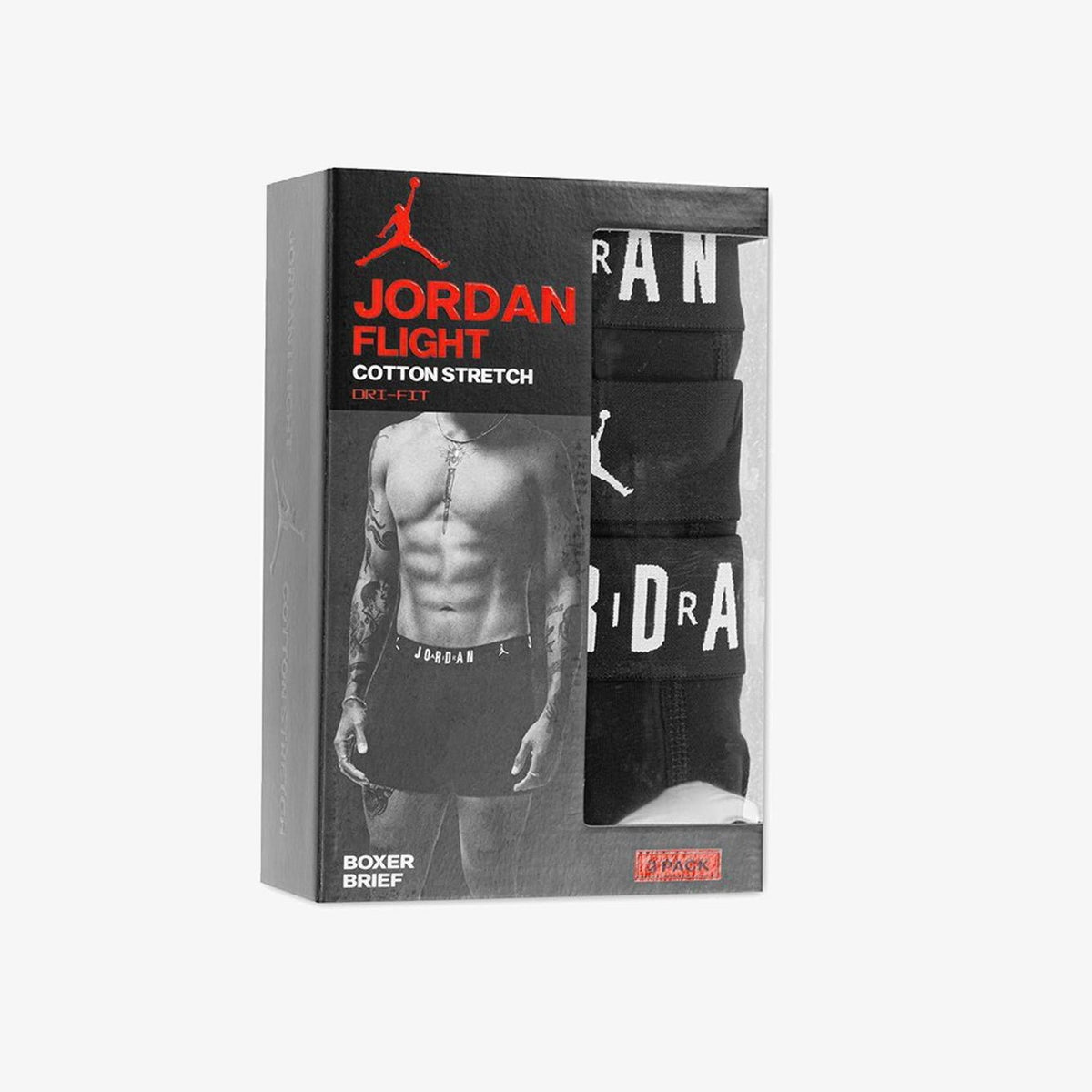 Мъжко бельо Jordan Flight Boxer Briefs (3 Pack) - JM0892-023 опаковка